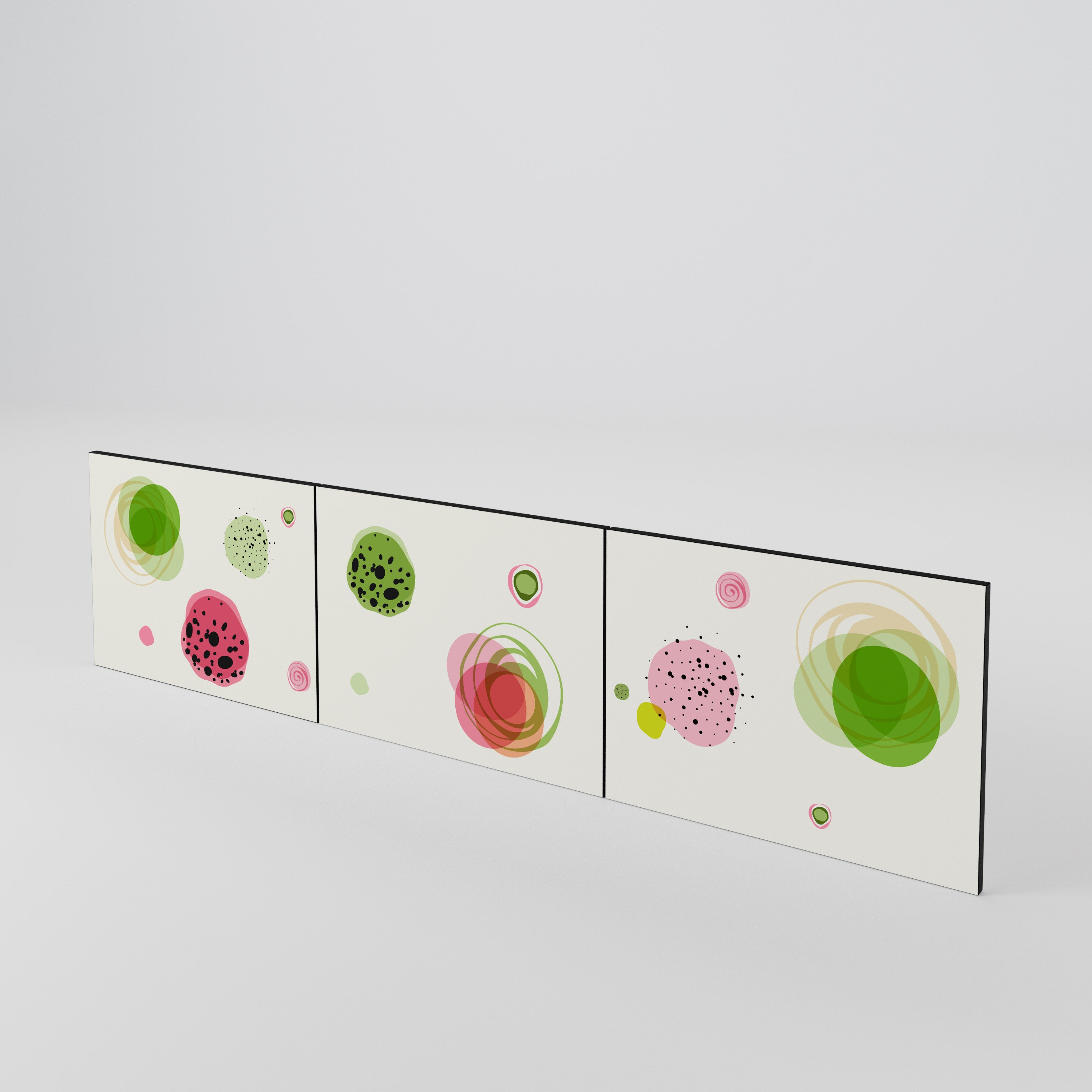 COLORFUL COSMOS 3-Piece TV Cabinet Door Set