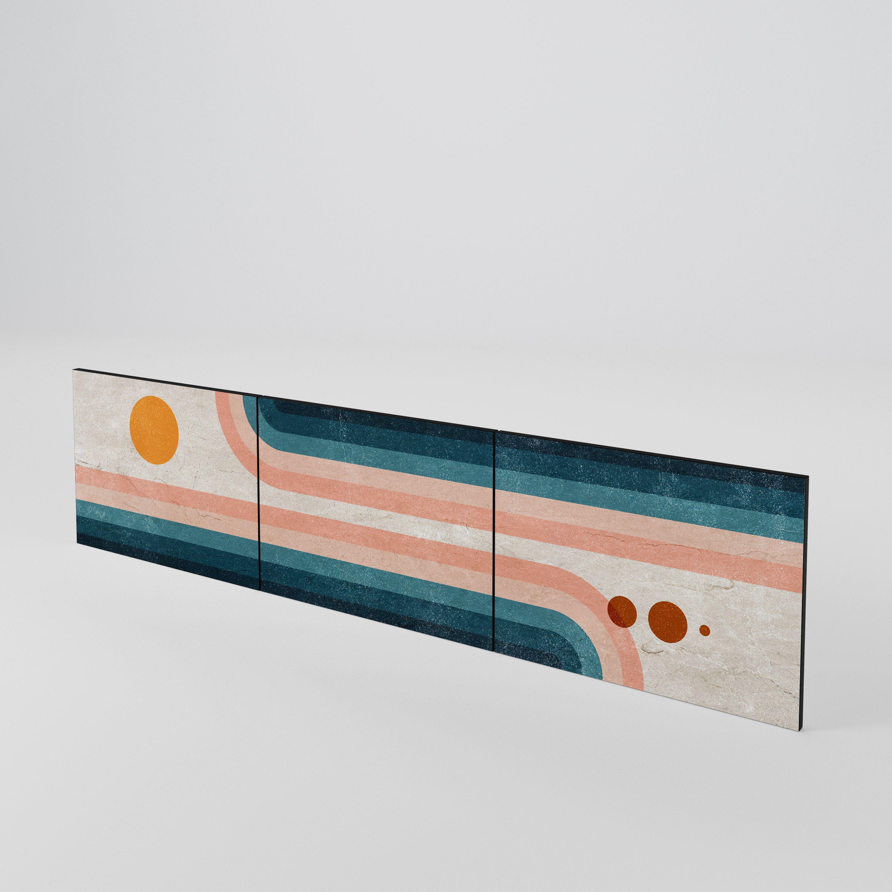 TWO HALVES 3-Piece TV Cabinet Door Set