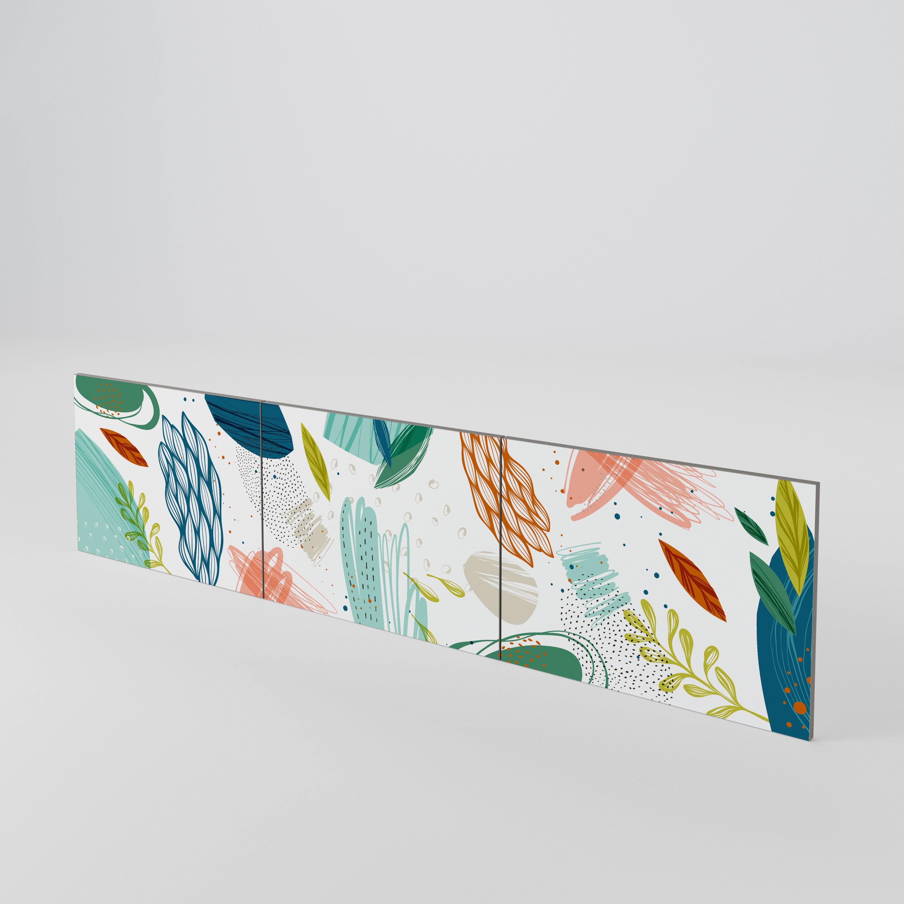 BOTANICAL HURRICANE 3-Piece TV Cabinet Door Set