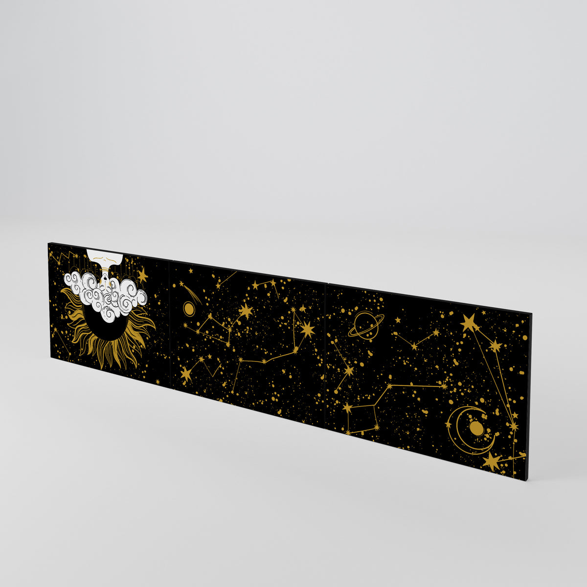 STELLAR CONSTELLATIONS 3-teiliges TV-Lowboard Tür-Set