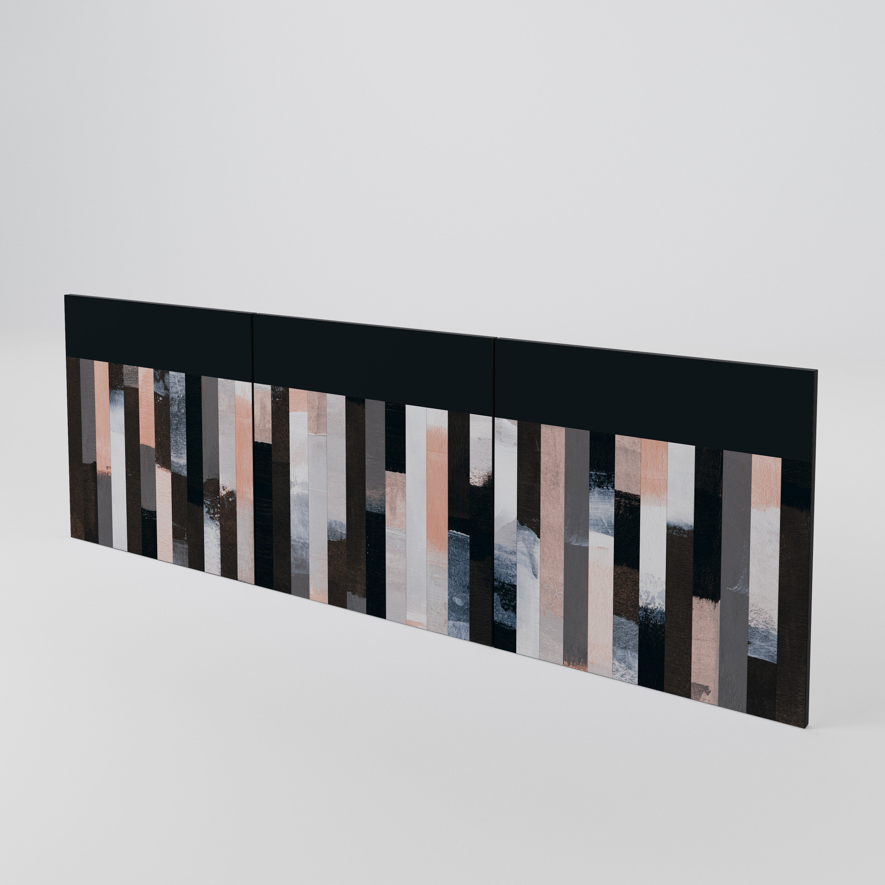 COLLAGE OF RECTANGLES 3-Piece Sideboard Door Set