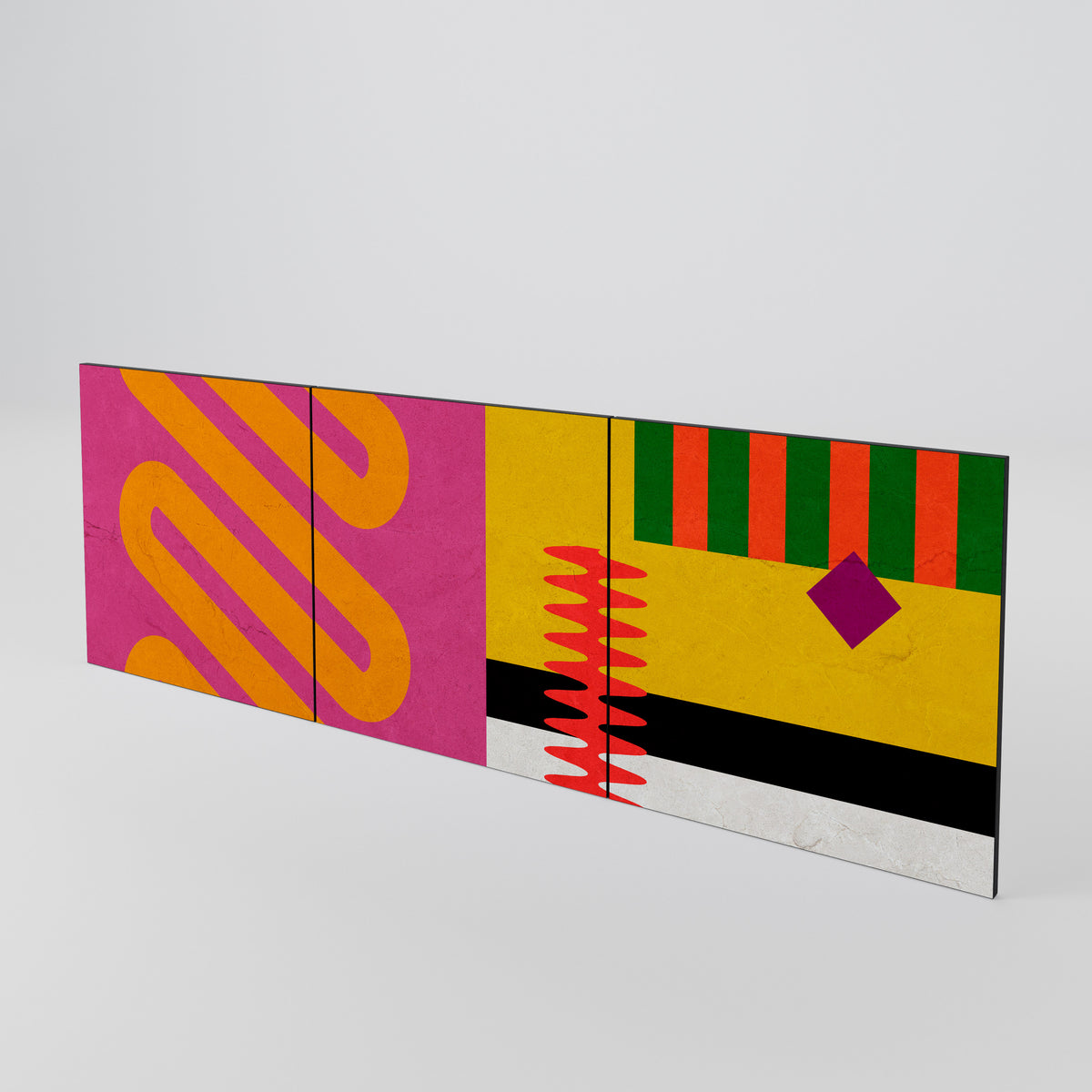 VIVID ART 3-Piece Sideboard Door Set
