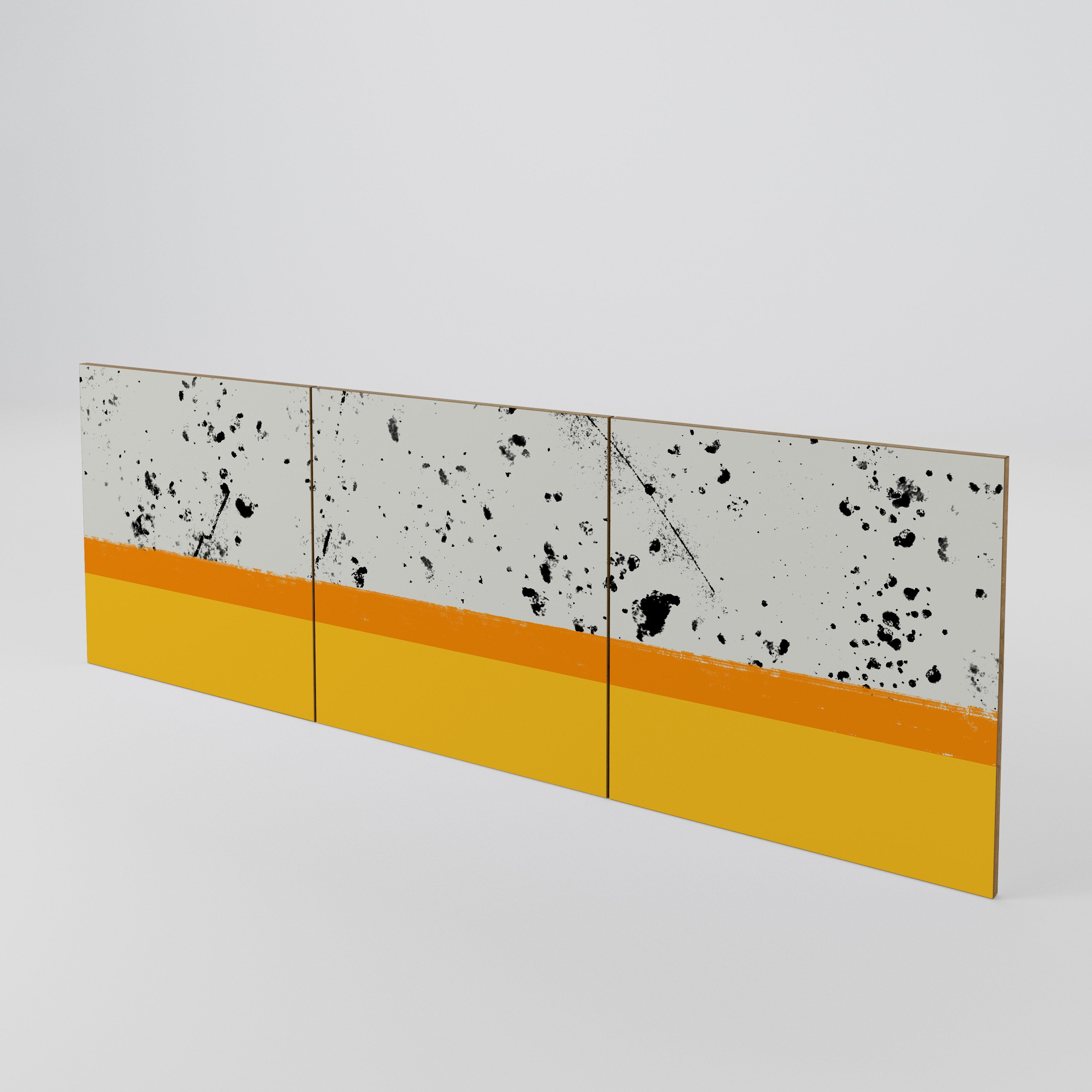 DYED BY ORANGE 3-Piece Sideboard Door Set