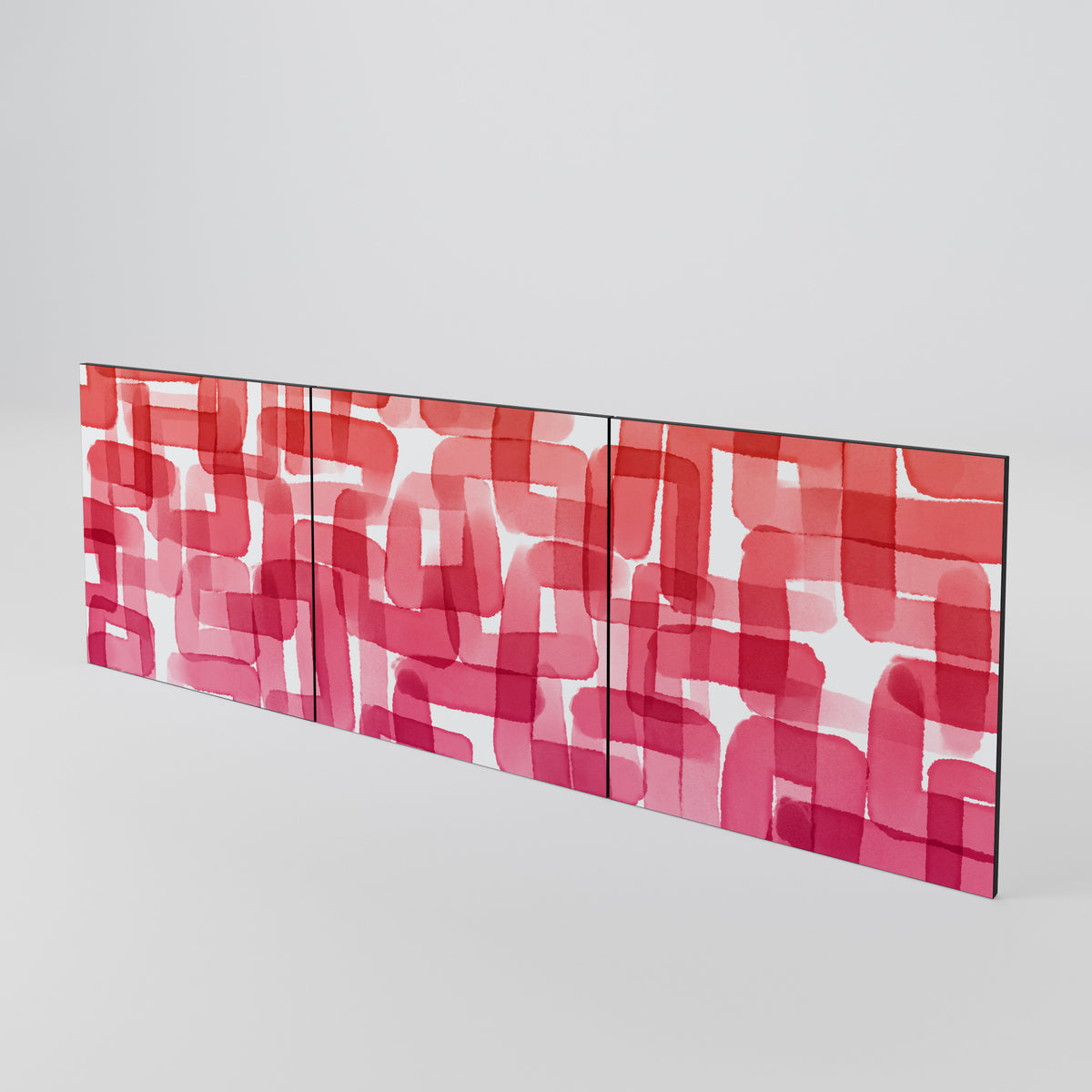 KALEIDOSCOPIC CUBISM 3-Piece Sideboard Door Set