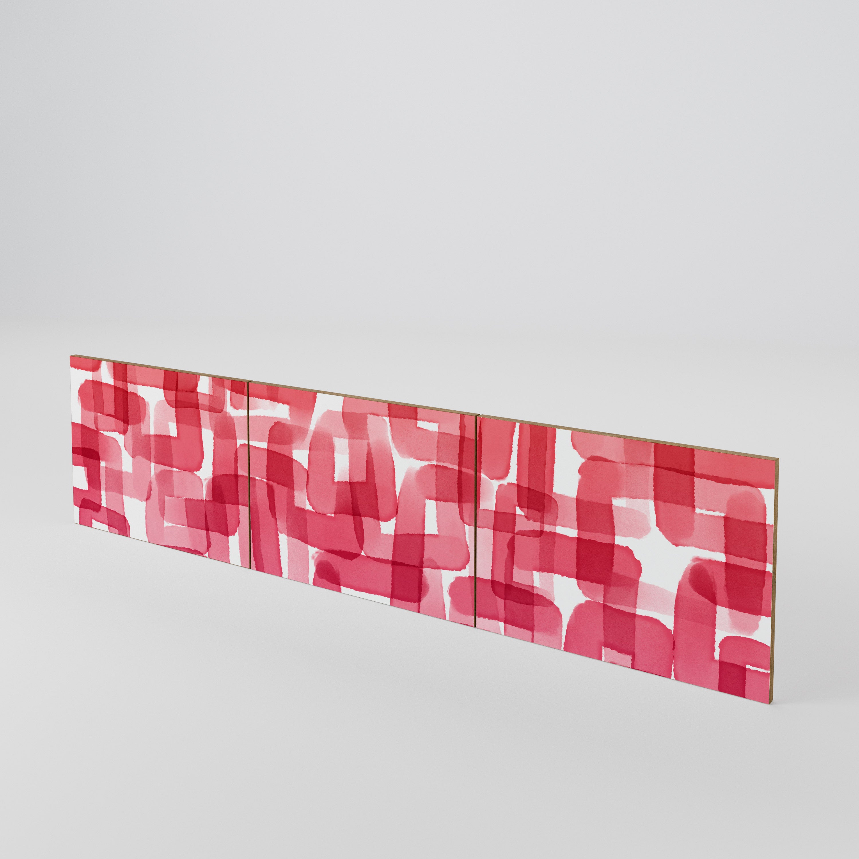 KALEIDOSCOPIC CUBISM 3-teiliges TV-Lowboard Tür-Set