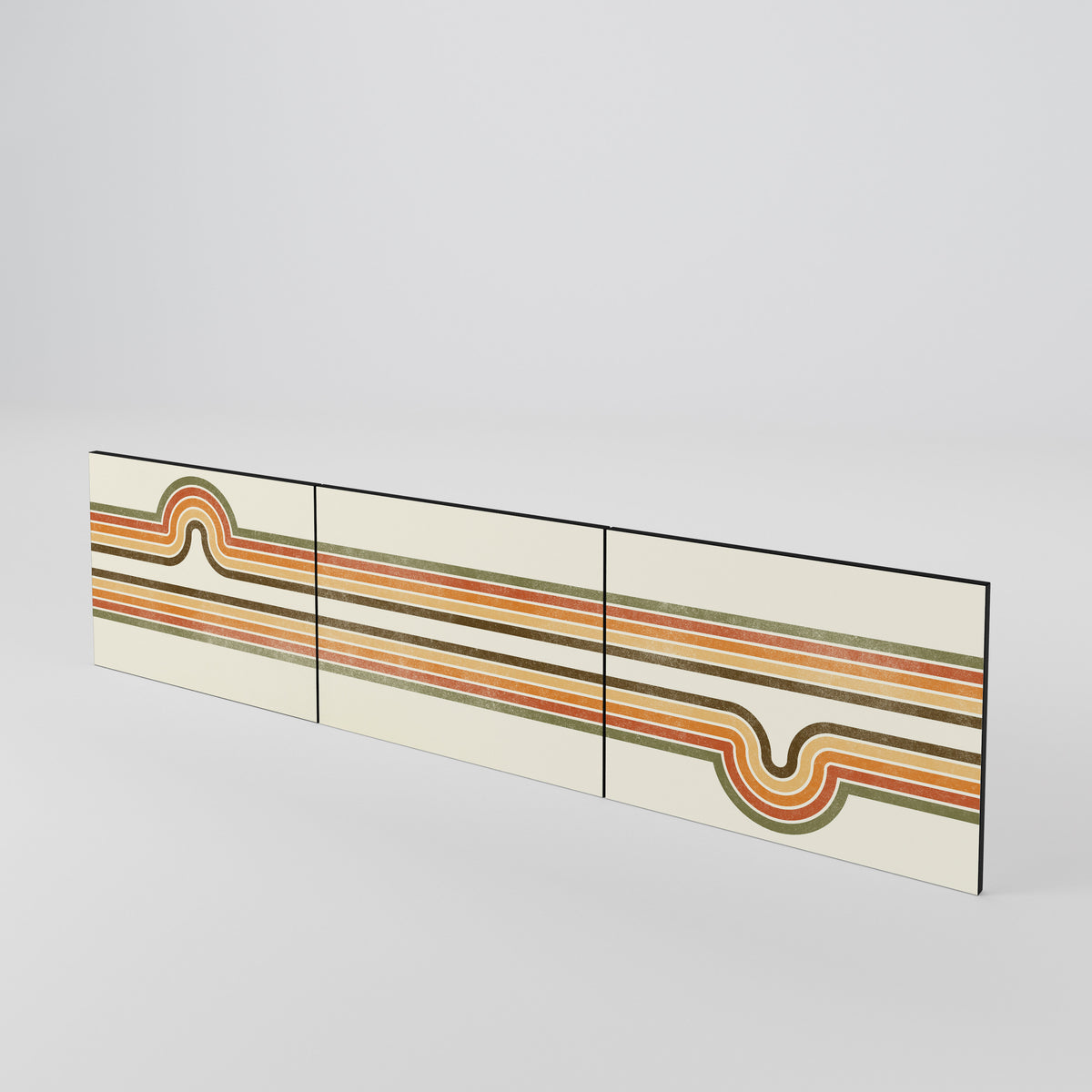 EXCEPTIONAL STREAM 3-Piece TV Cabinet Door Set