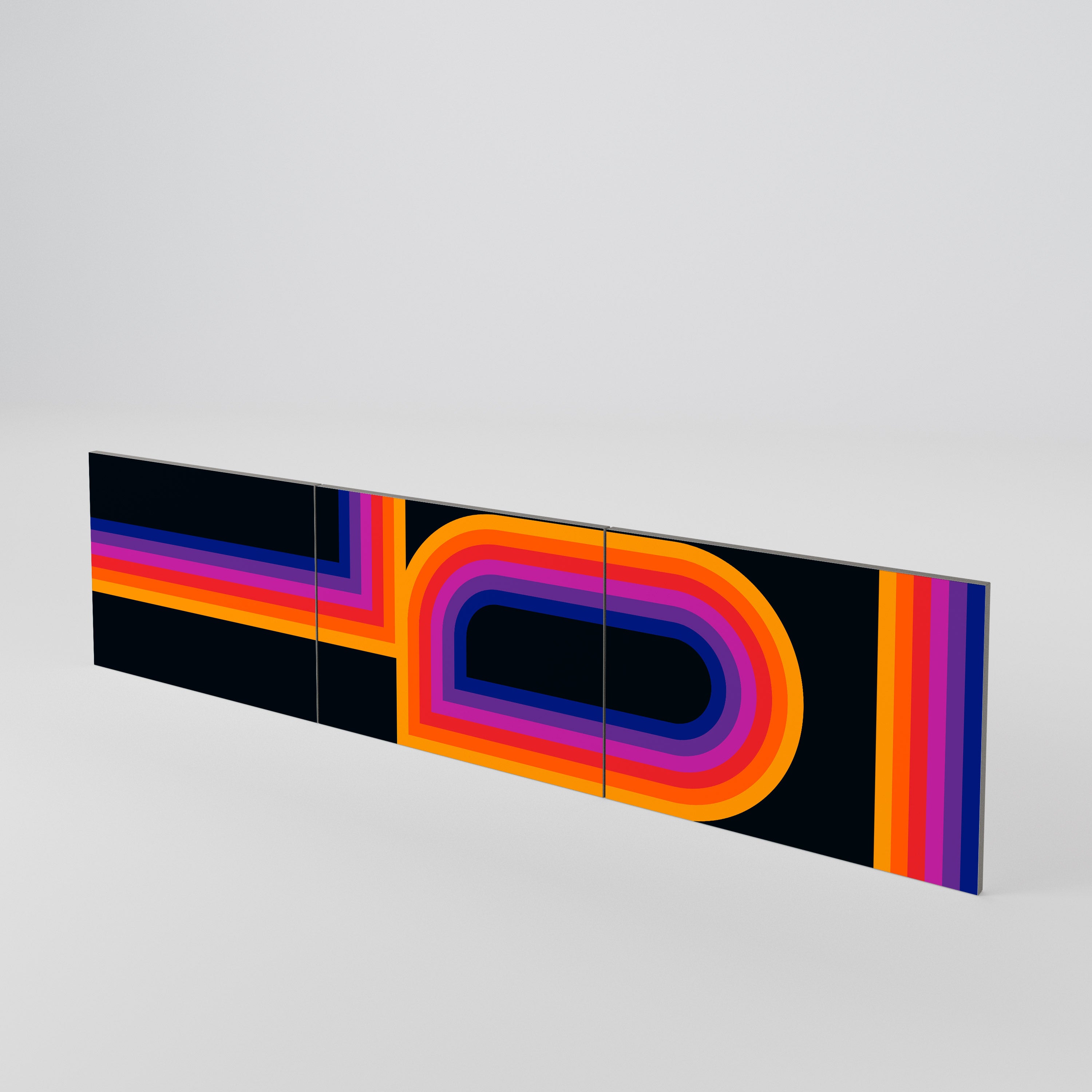 BLINDED BY THE LIGHTS 3-teiliges TV-Lowboard Tür-Set