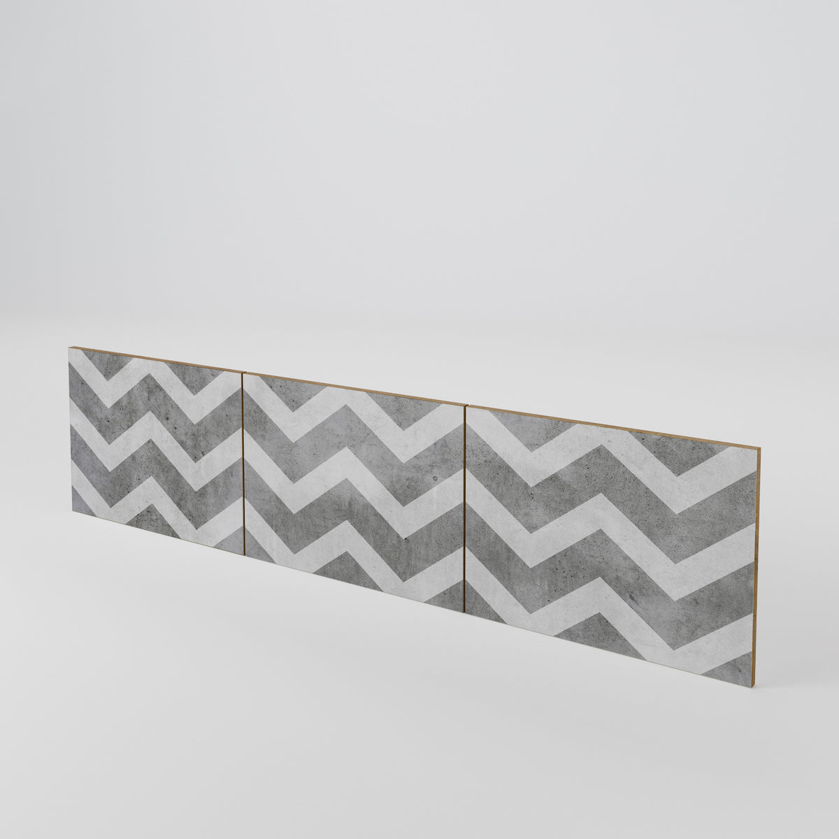 TOUGH ZIG ZAG 3-teiliges TV-Lowboard Tür-Set