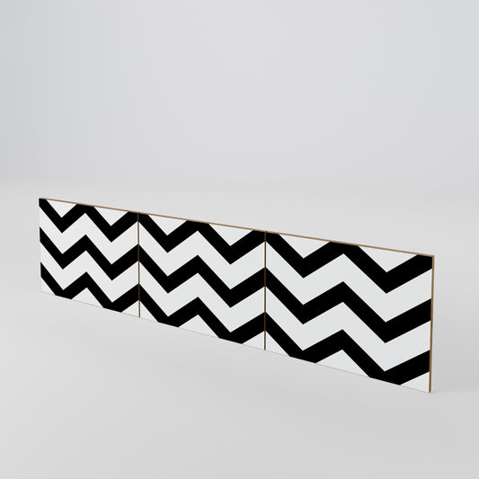 CLASSIC ZIG ZAG 3-Piece TV Cabinet Door Set