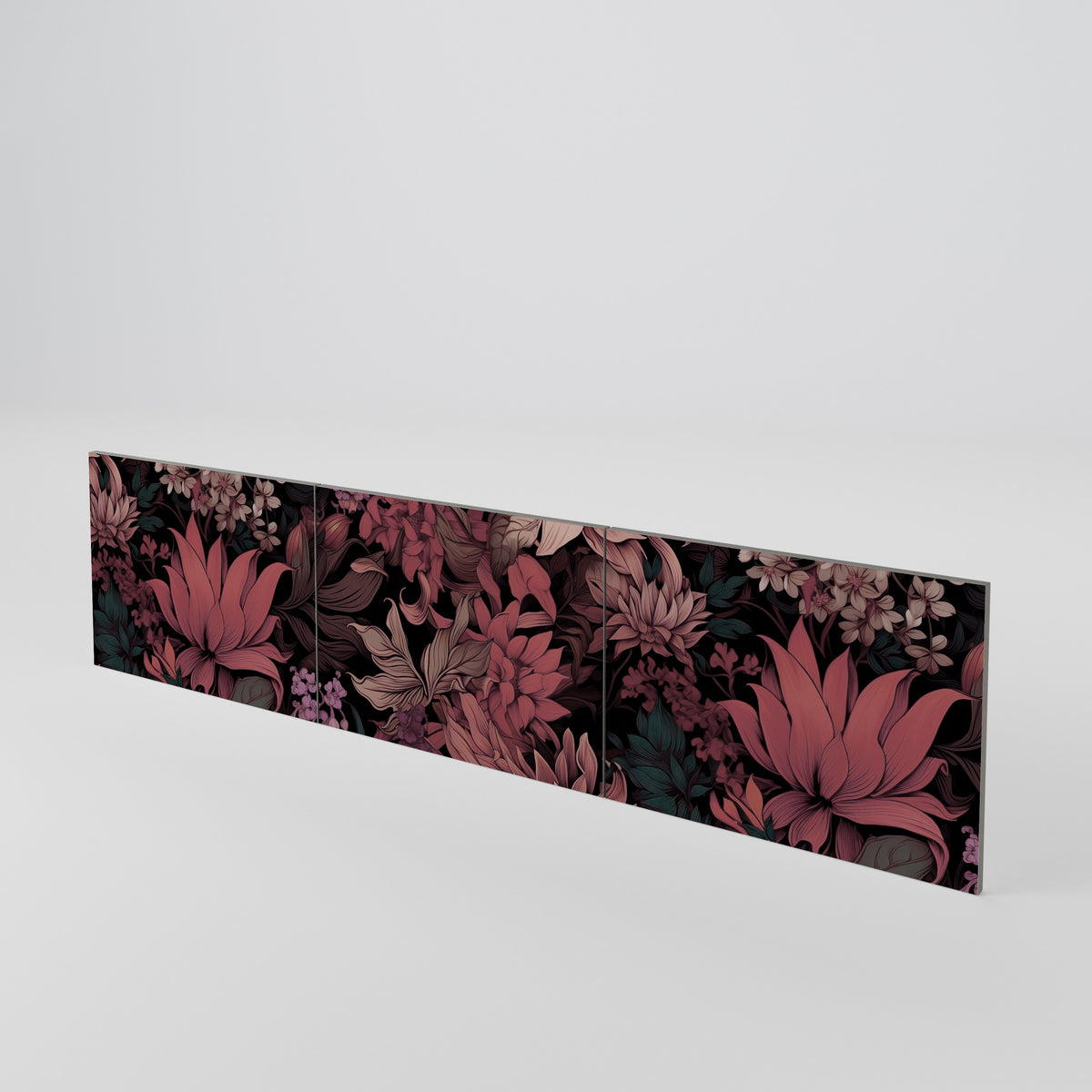 FLORAL WHISPER 3-teiliges TV-Lowboard Tür-Set