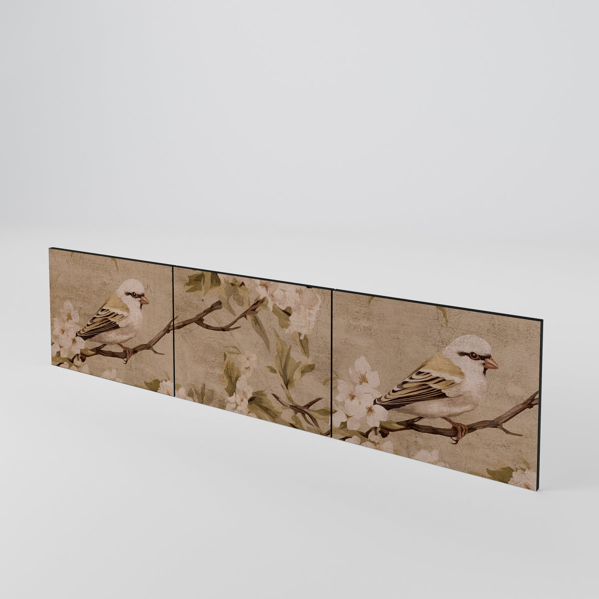 PETAL DISTINGUISH 3-Piece TV Cabinet Door Set