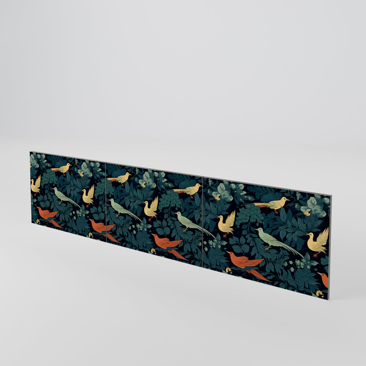 FOWL ORNAMENT 3-Piece TV Cabinet Door Set