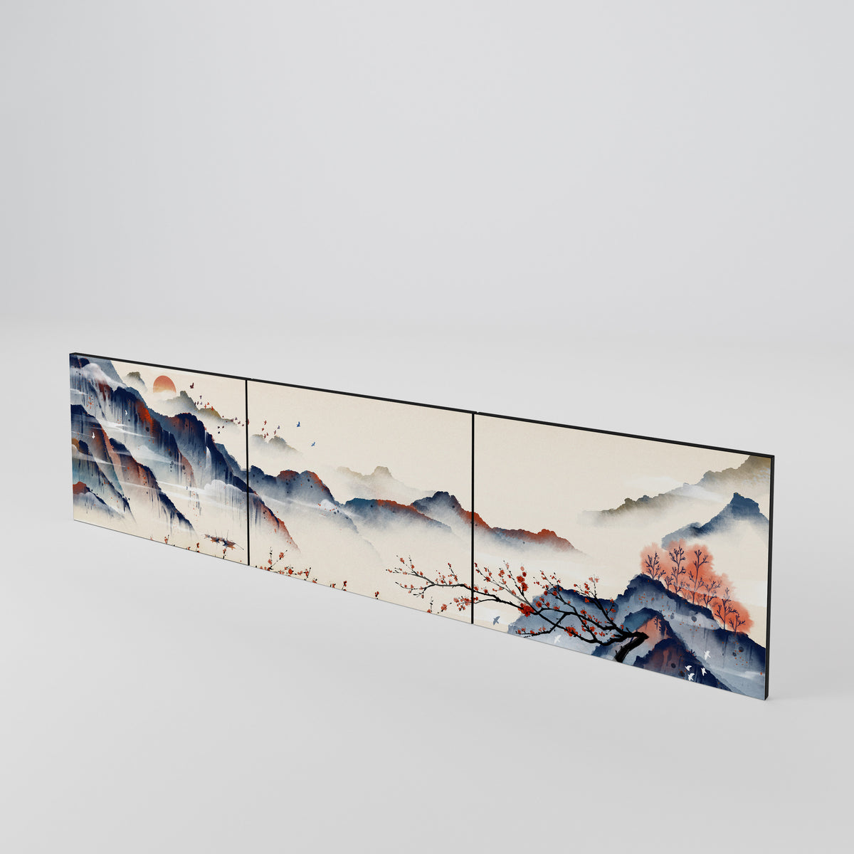 JAPANESE LANDSCAPE 3-teiliges TV-Lowboard Tür-Set