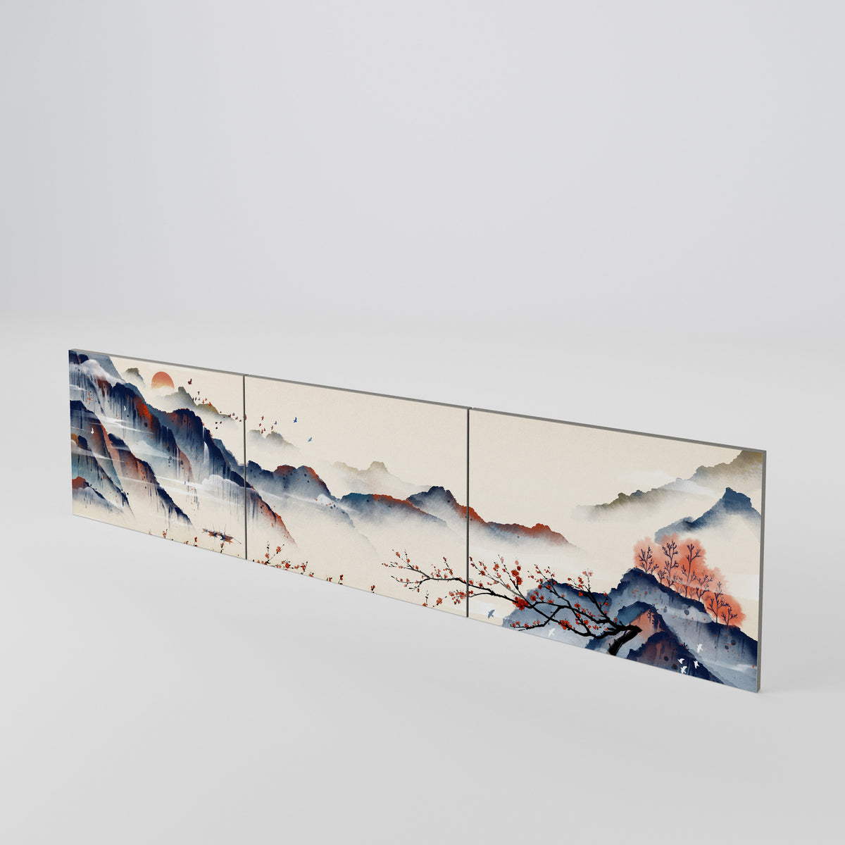 JAPANESE LANDSCAPE 3-teiliges TV-Lowboard Tür-Set