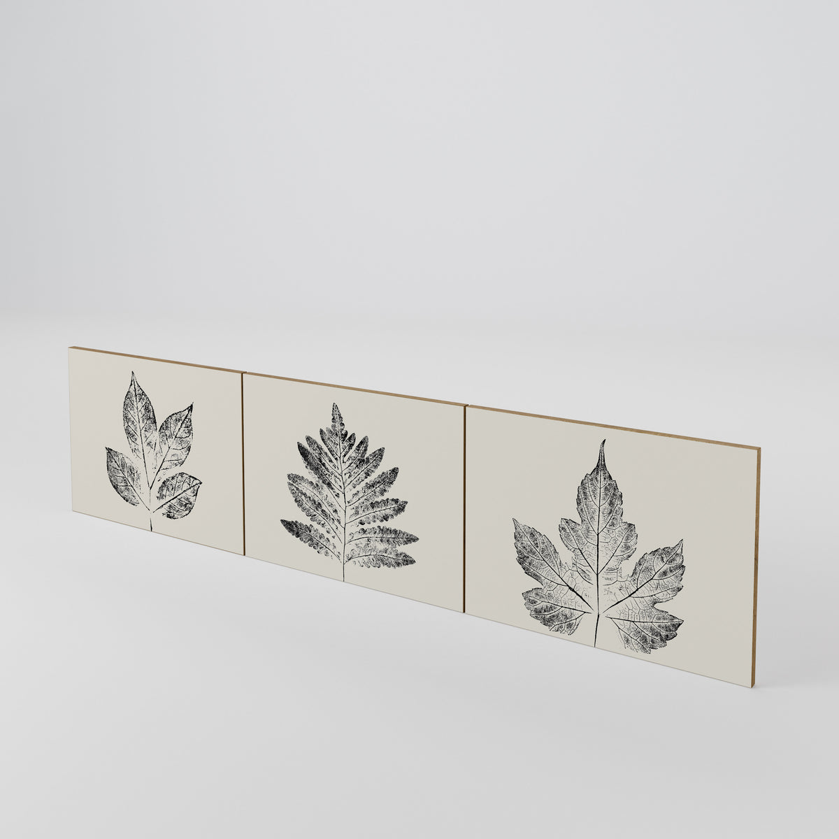 LEAFY STAMPS 3-teiliges TV-Lowboard Tür-Set