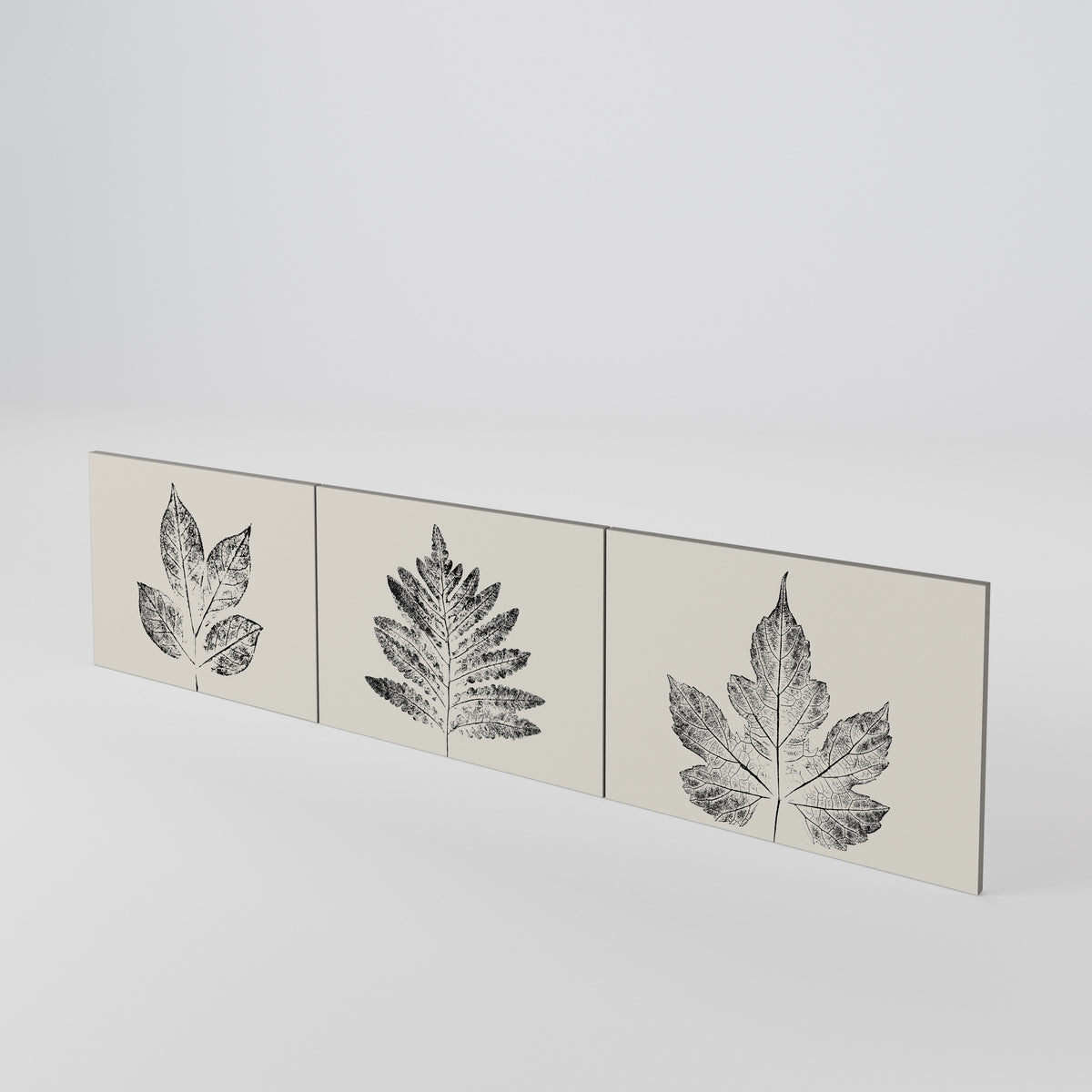 LEAFY STAMPS 3-teiliges TV-Lowboard Tür-Set