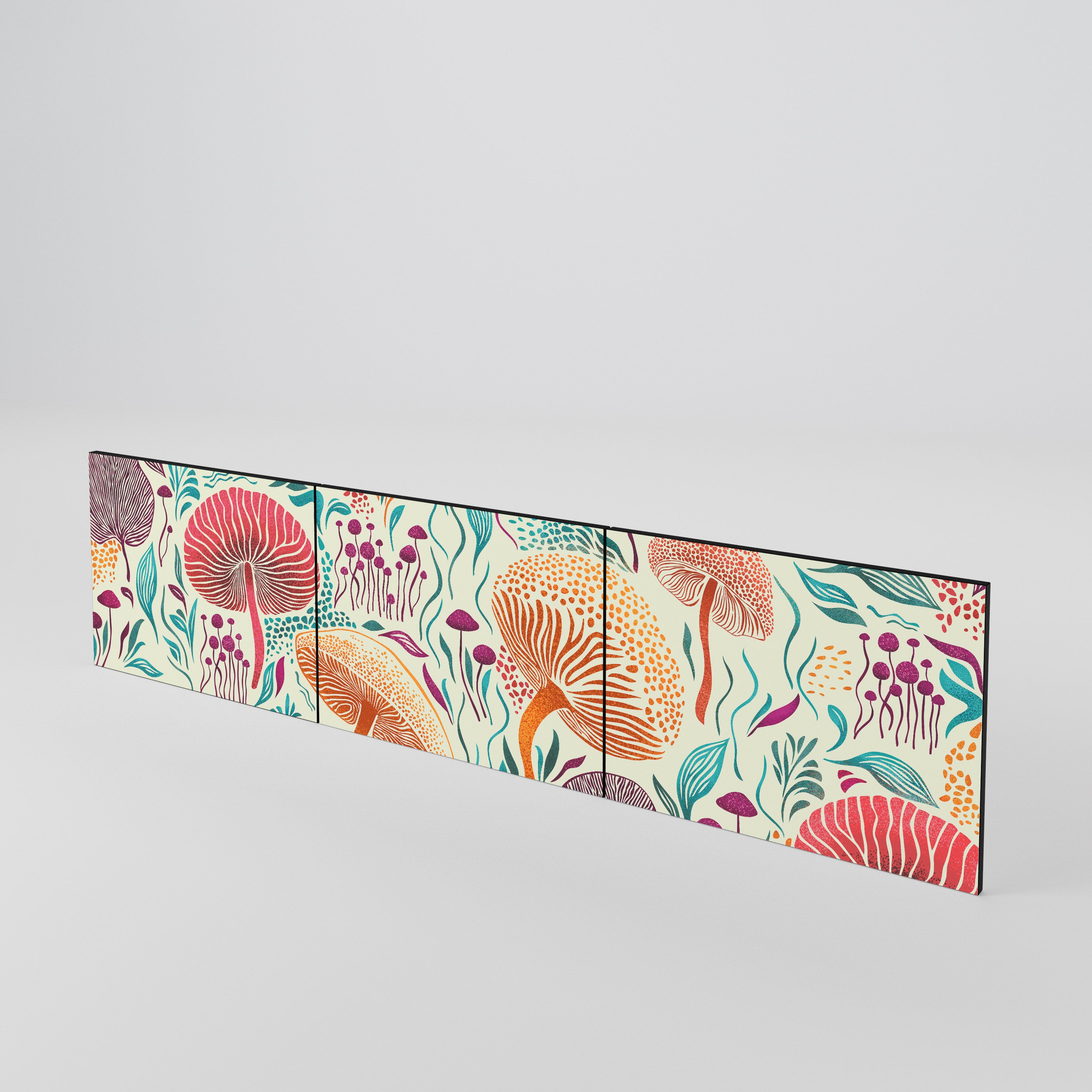 FUNGUS FANTASY 3-teiliges TV-Lowboard Tür-Set