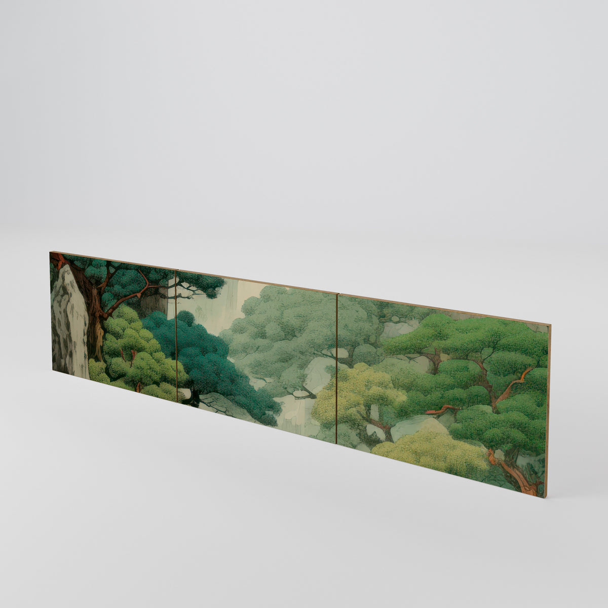 VERDURE ABYSS 3-teiliges TV-Lowboard Tür-Set