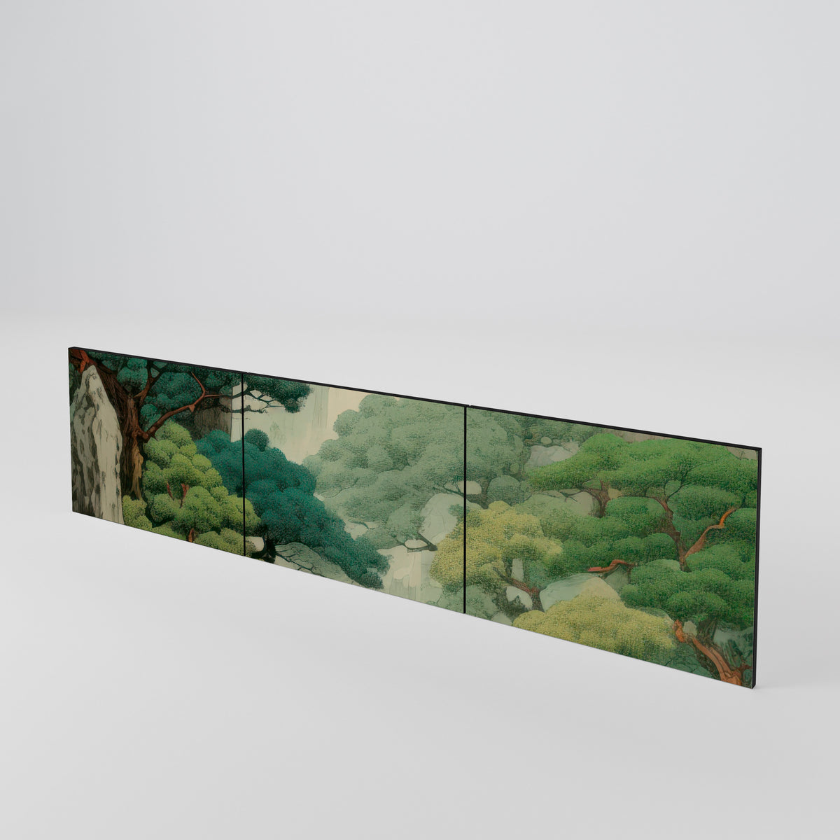 VERDURE ABYSS 3-teiliges TV-Lowboard Tür-Set