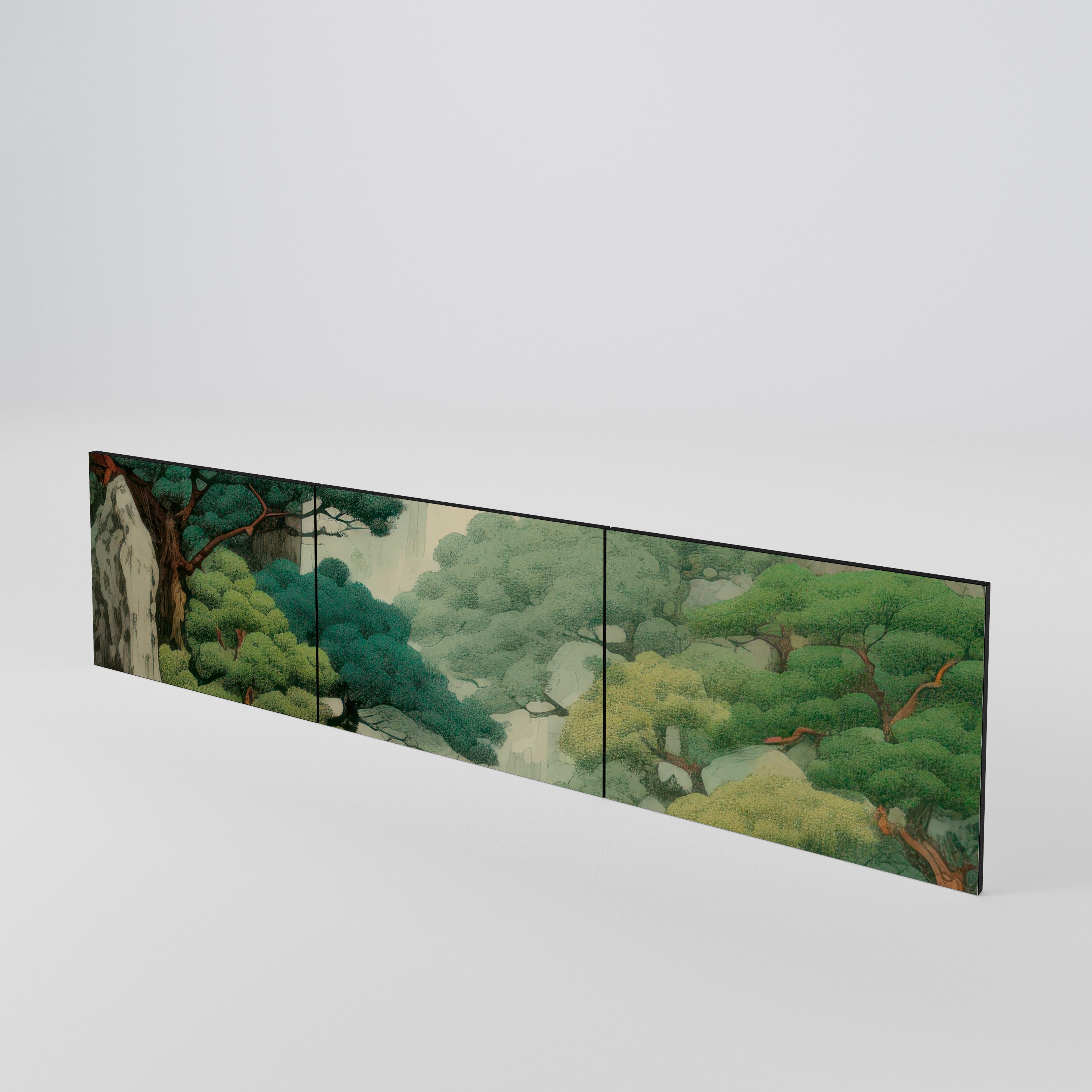 VERDURE ABYSS 3-teiliges TV-Lowboard Tür-Set