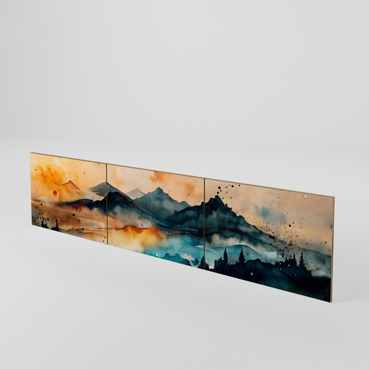 OMINOUS MOUNTAINS 3-teiliges TV-Lowboard Tür-Set
