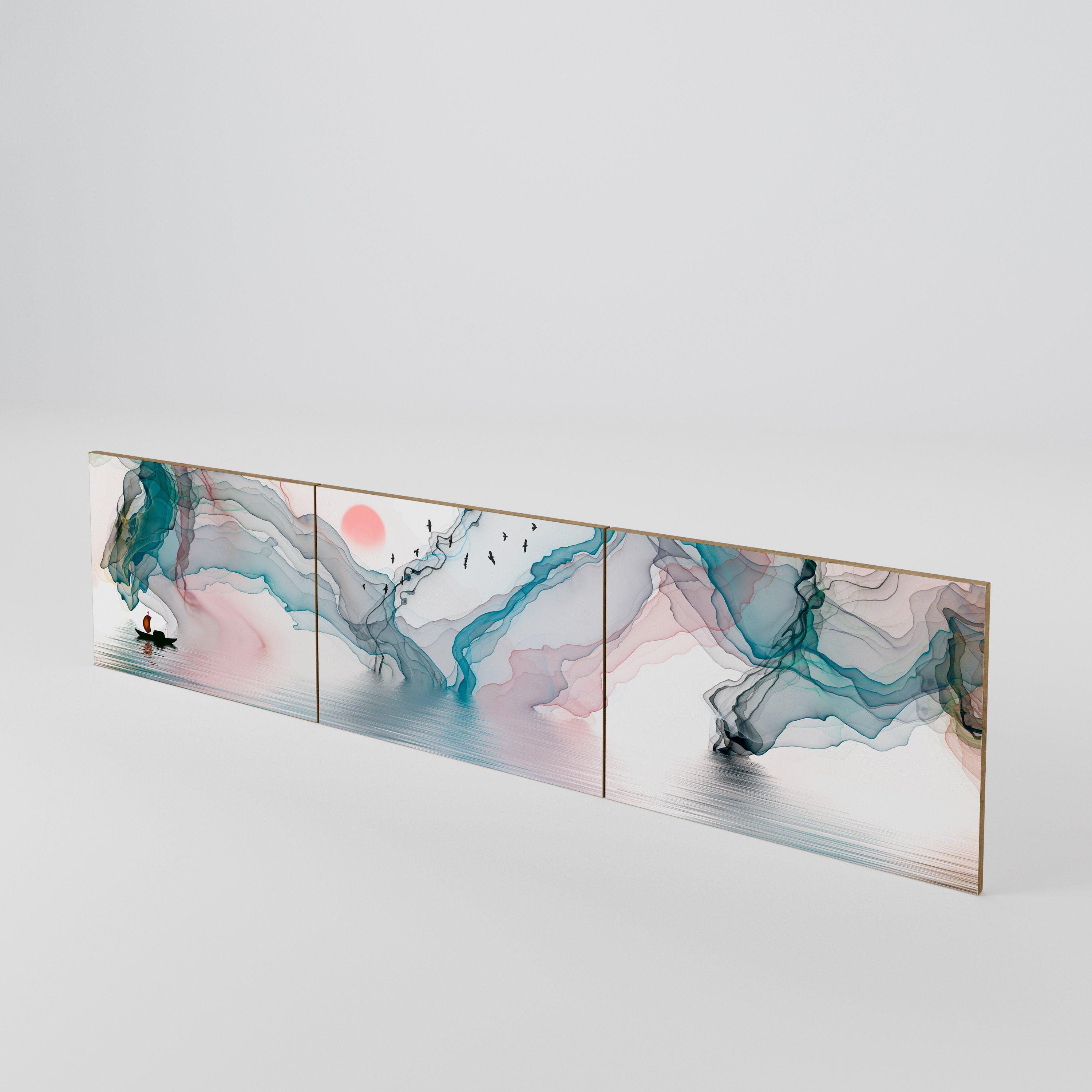 VELVET CROSSING 3-teiliges TV-Lowboard Tür-Set