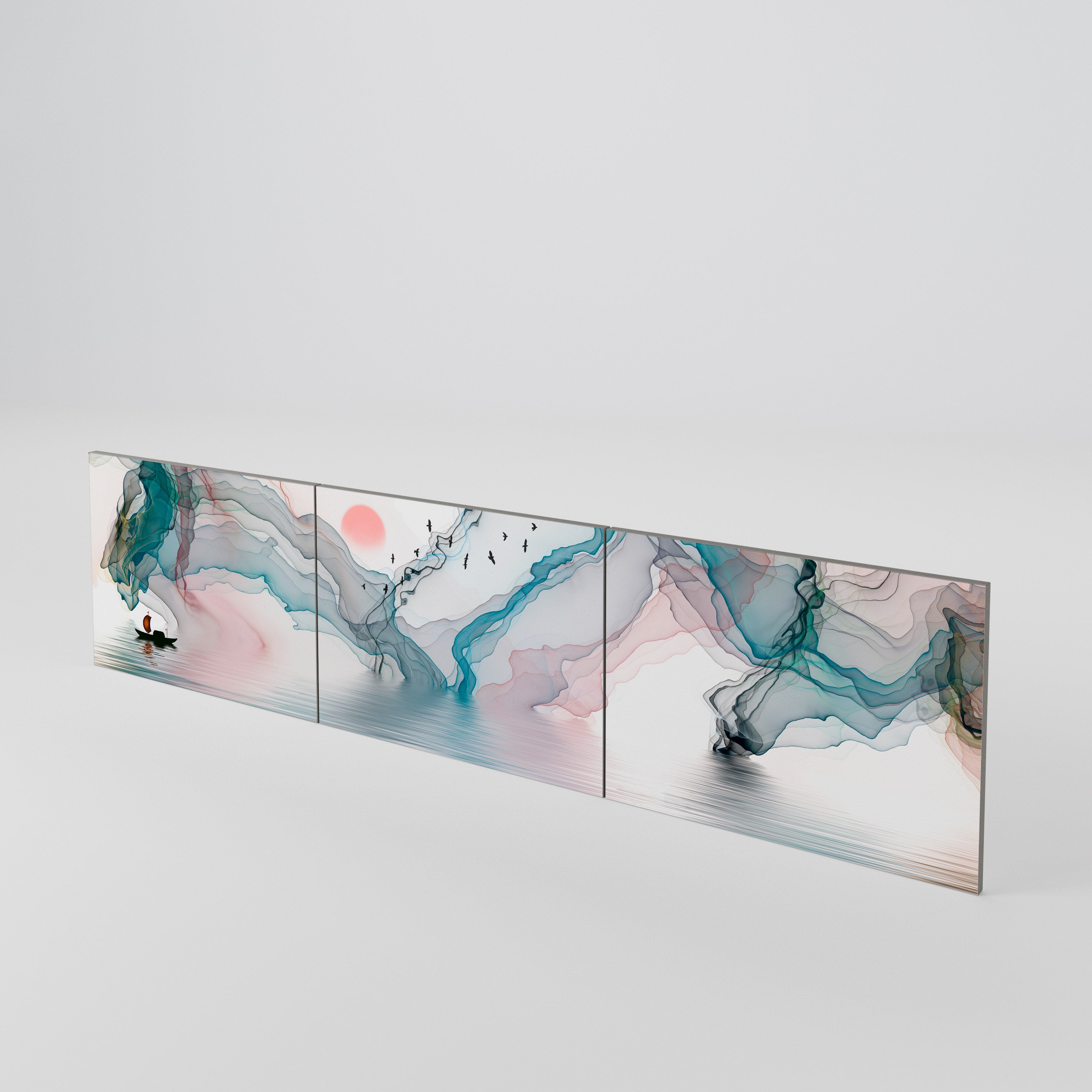 VELVET CROSSING 3-teiliges TV-Lowboard Tür-Set