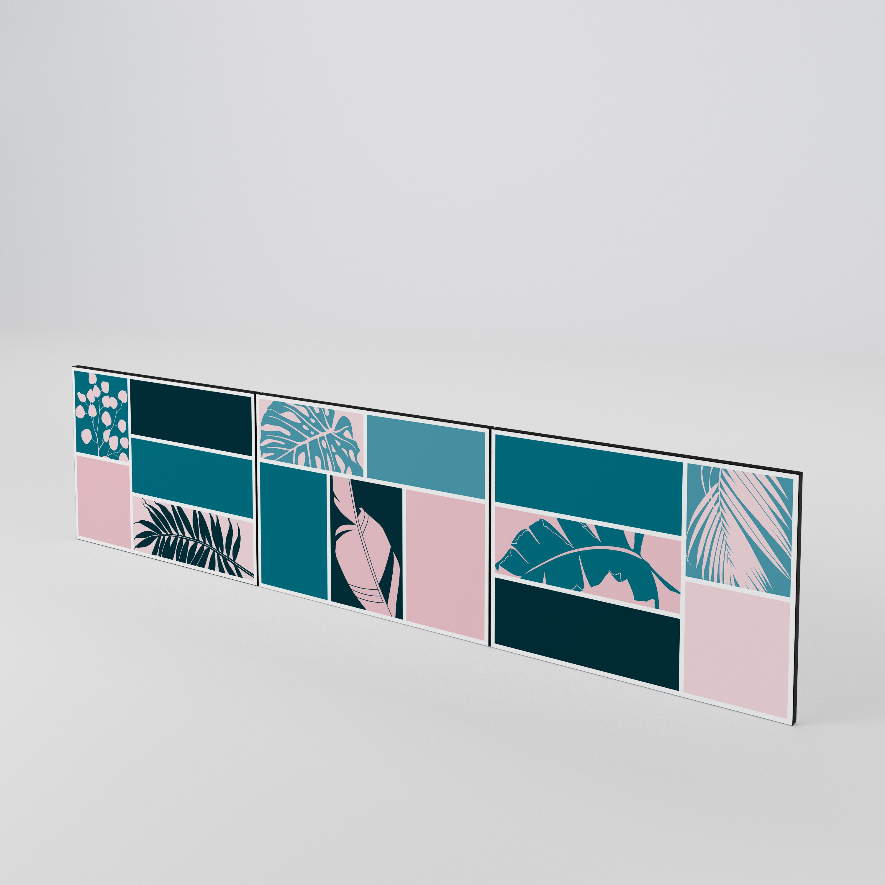 COMBINATION OF SHAPES 3-teiliges TV-Lowboard Tür-Set