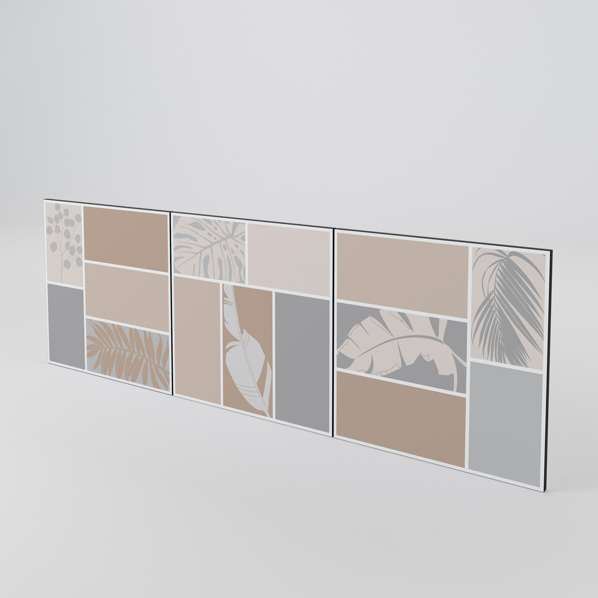 TROPICAL SHAPES 3-Piece Sideboard Door Set