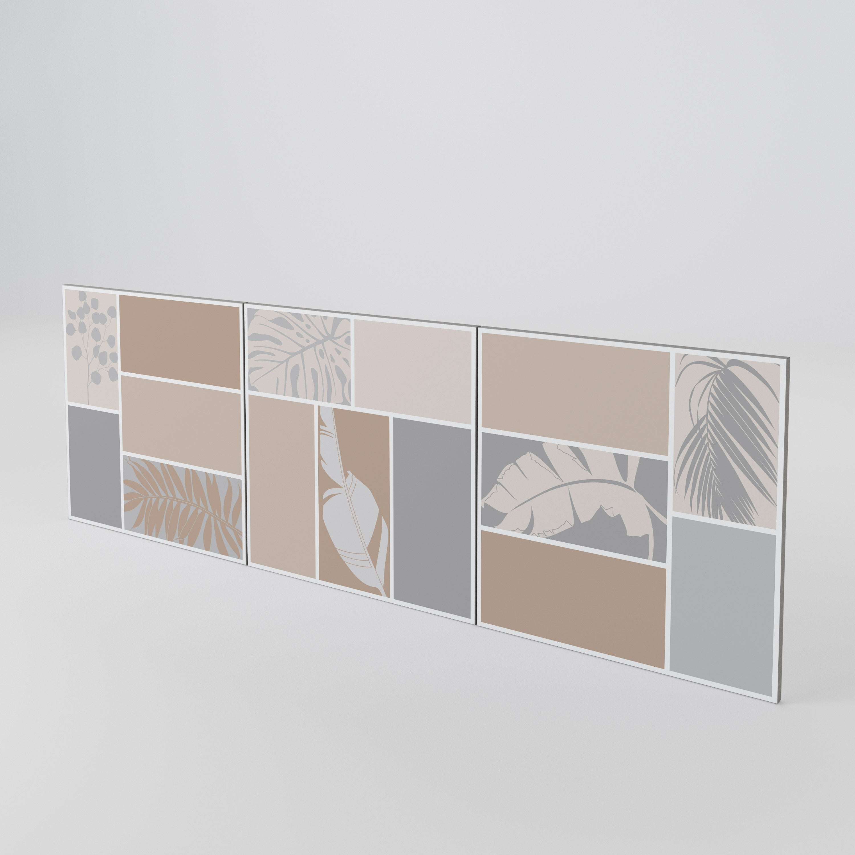 TROPICAL SHAPES 3-Piece Sideboard Door Set