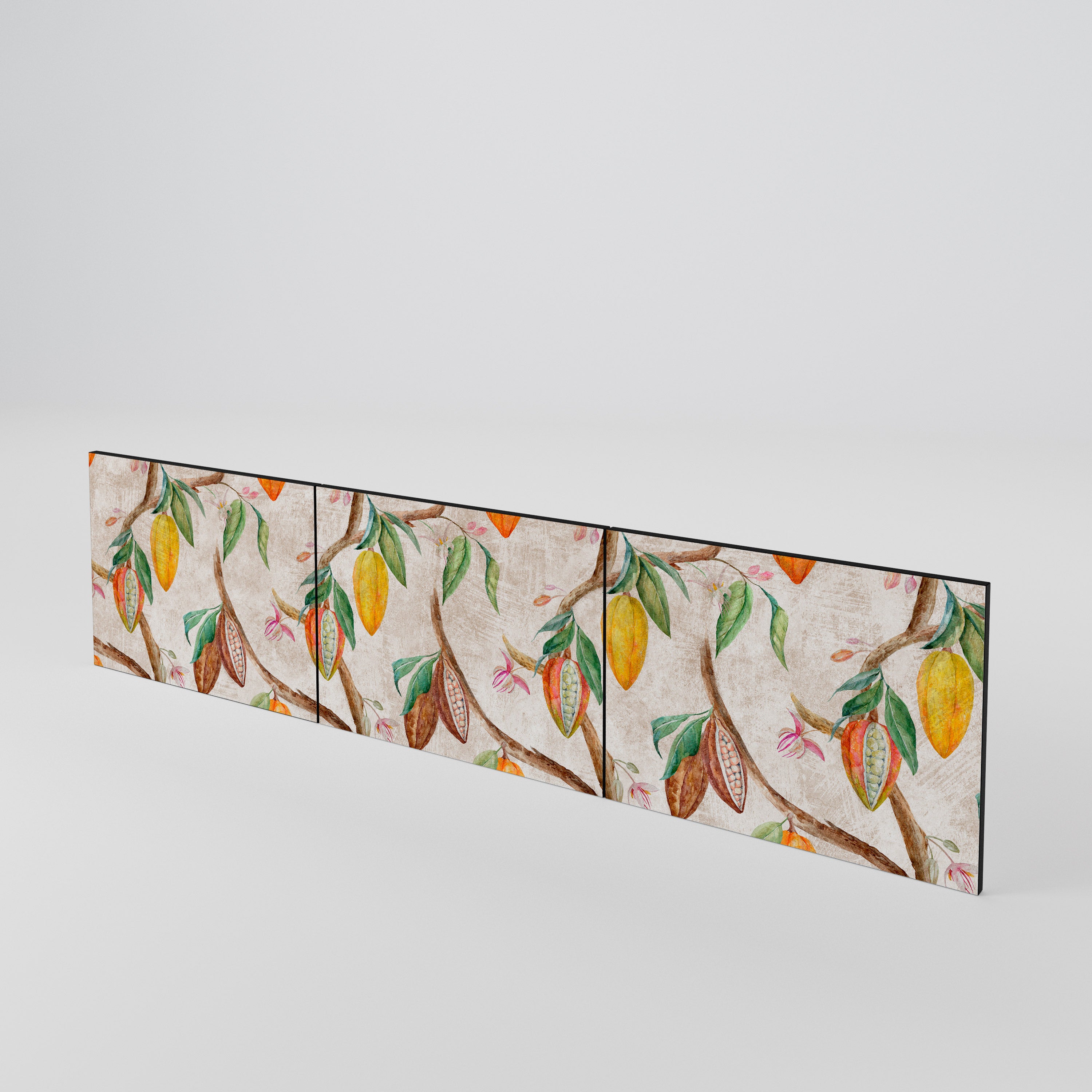 COCOA FRUITS 3-teiliges TV-Lowboard Tür-Set