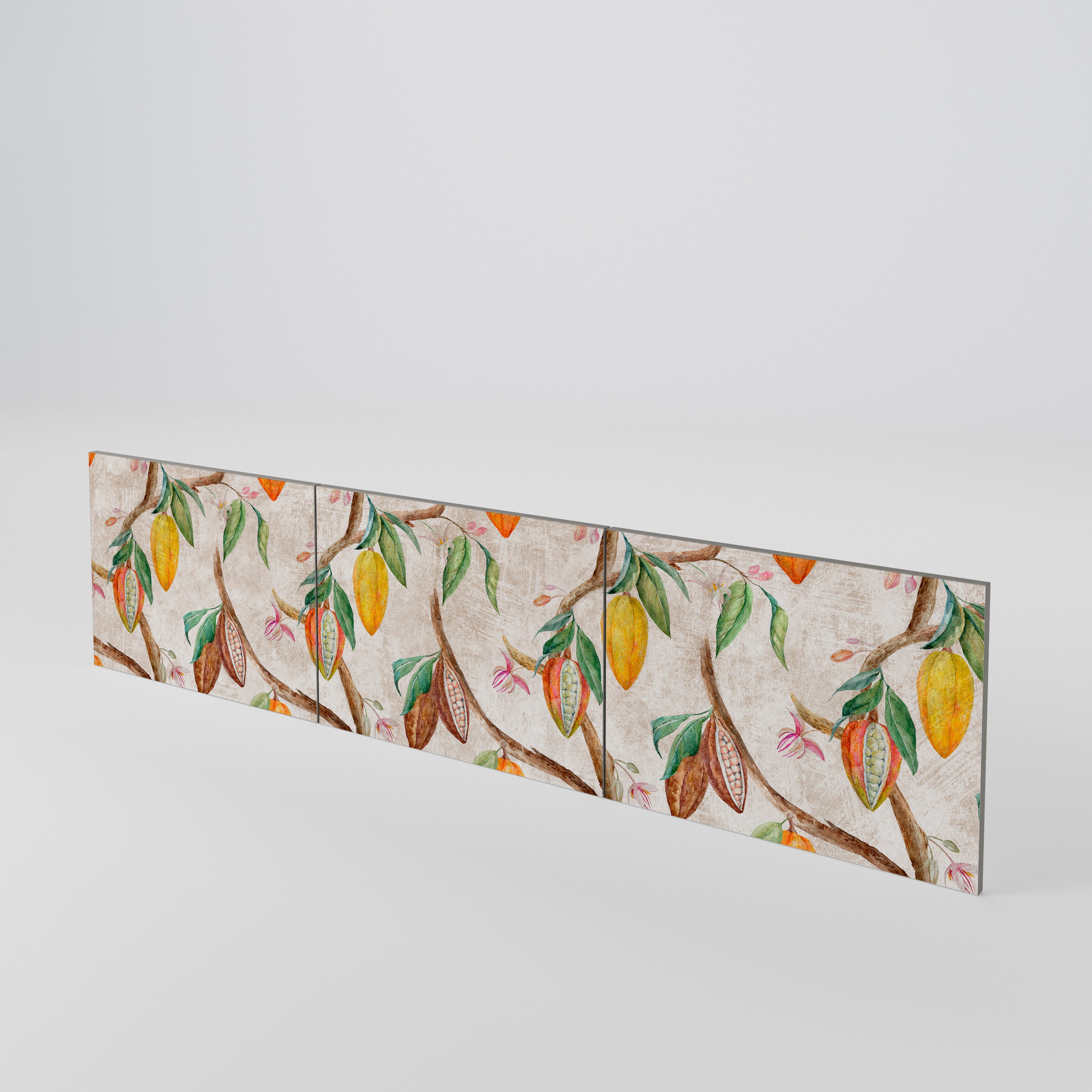 COCOA FRUITS 3-teiliges TV-Lowboard Tür-Set