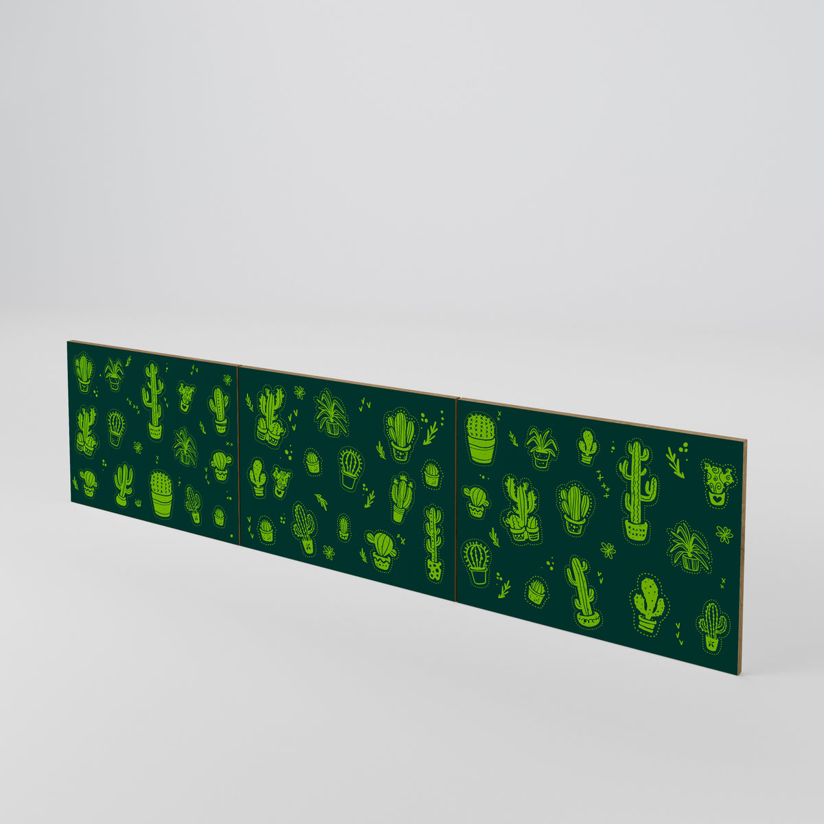 DESERT GREEN 3-teiliges TV-Lowboard Tür-Set