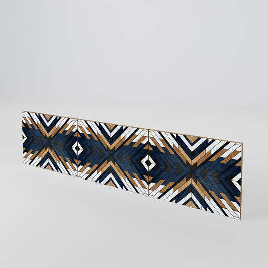ARTFUL GEOMETRY 3-Piece TV Cabinet Door Set