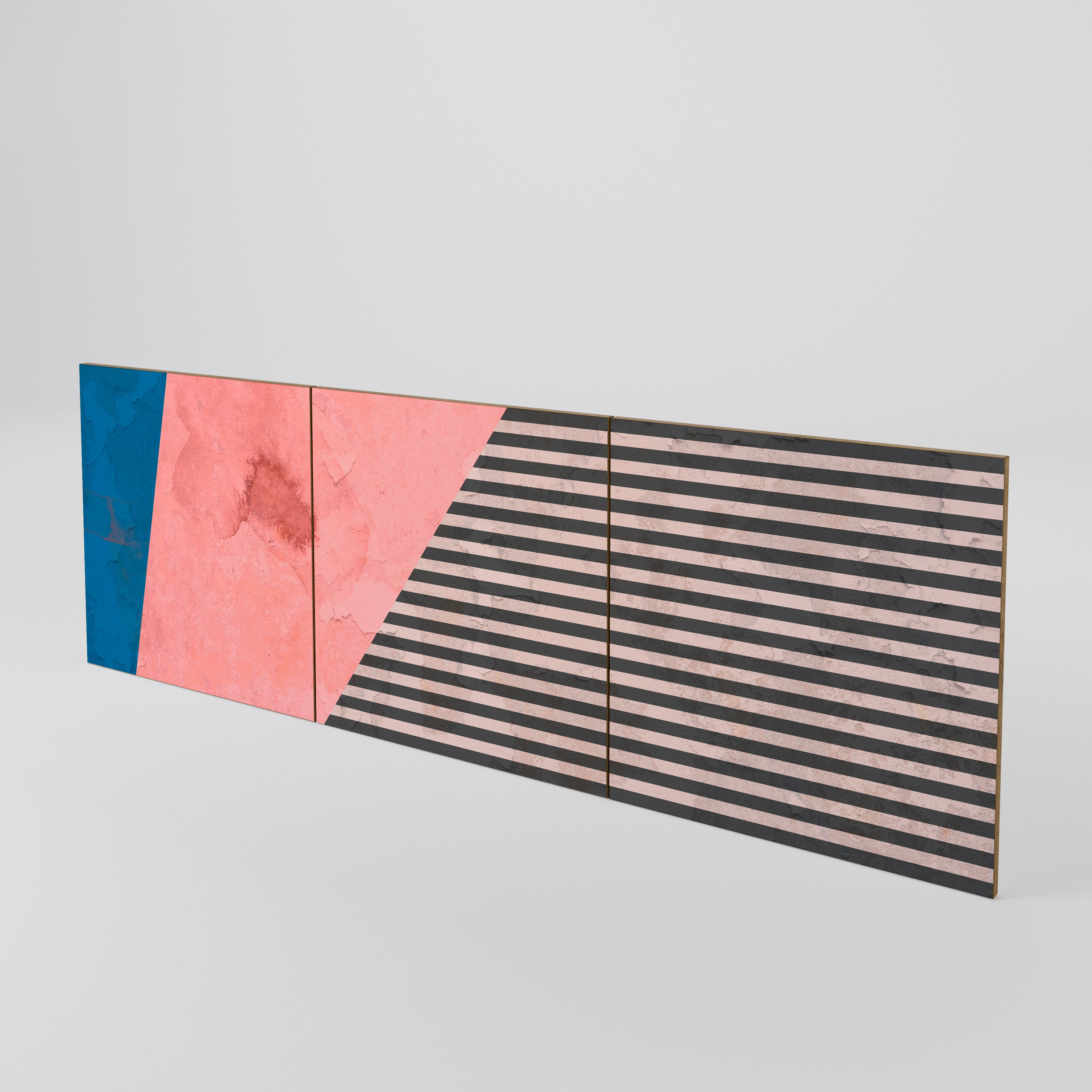 GLAMOROUS STRIPE 3-Piece Sideboard Door Set