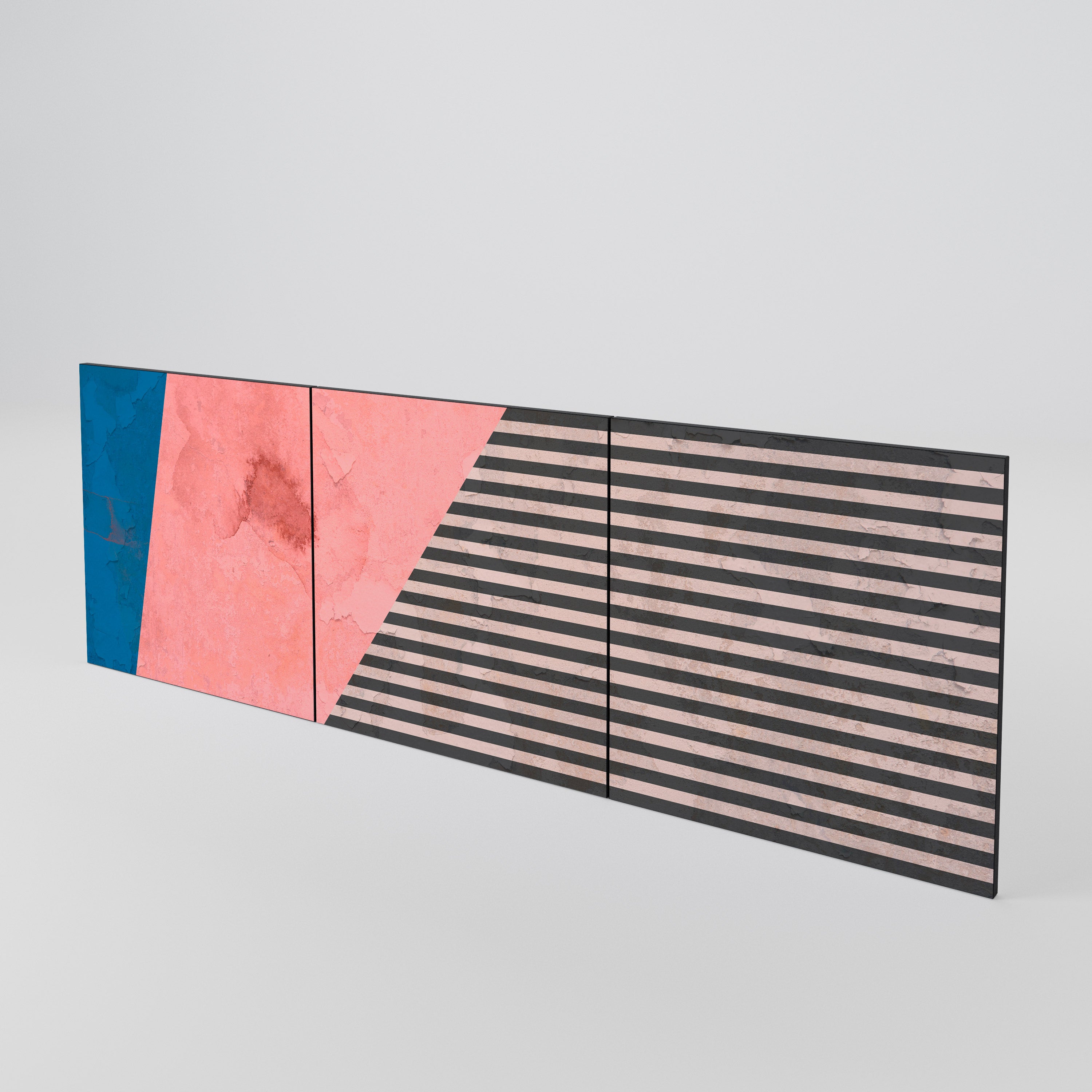 GLAMOROUS STRIPE 3-Piece Sideboard Door Set