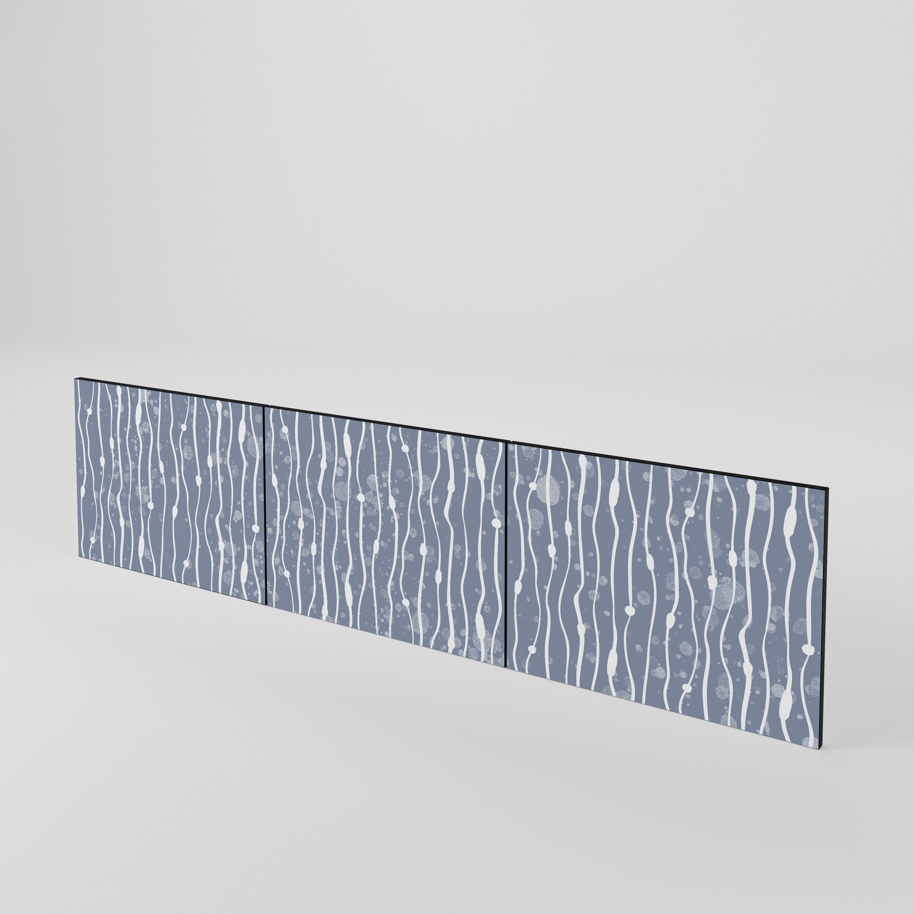 GRAPHITE RAIN 3-teiliges TV-Lowboard Tür-Set