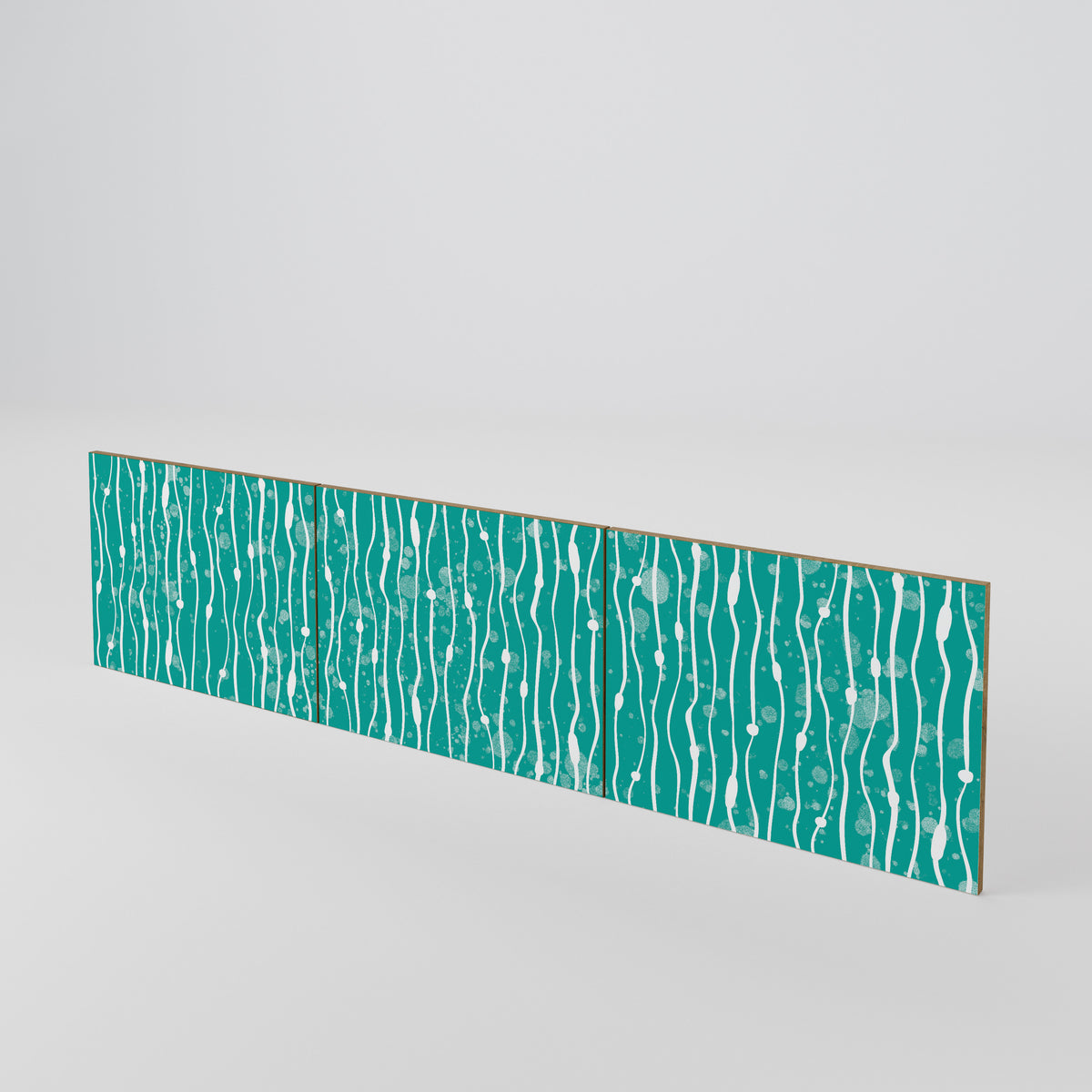 TURQUOISE RAIN 3-teiliges TV-Lowboard Tür-Set