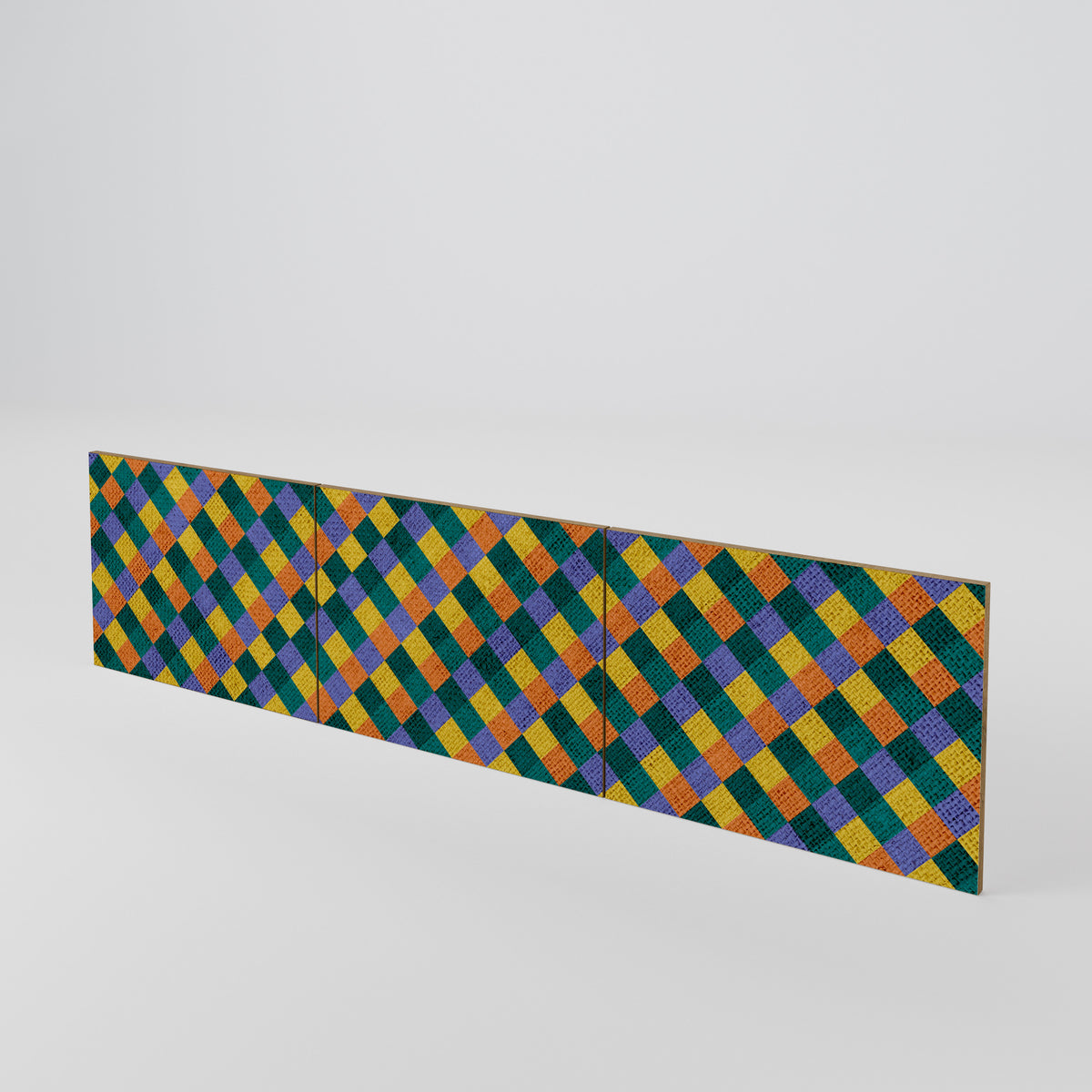 PAINTED SQUARES MIX 3-teiliges TV-Lowboard Tür-Set