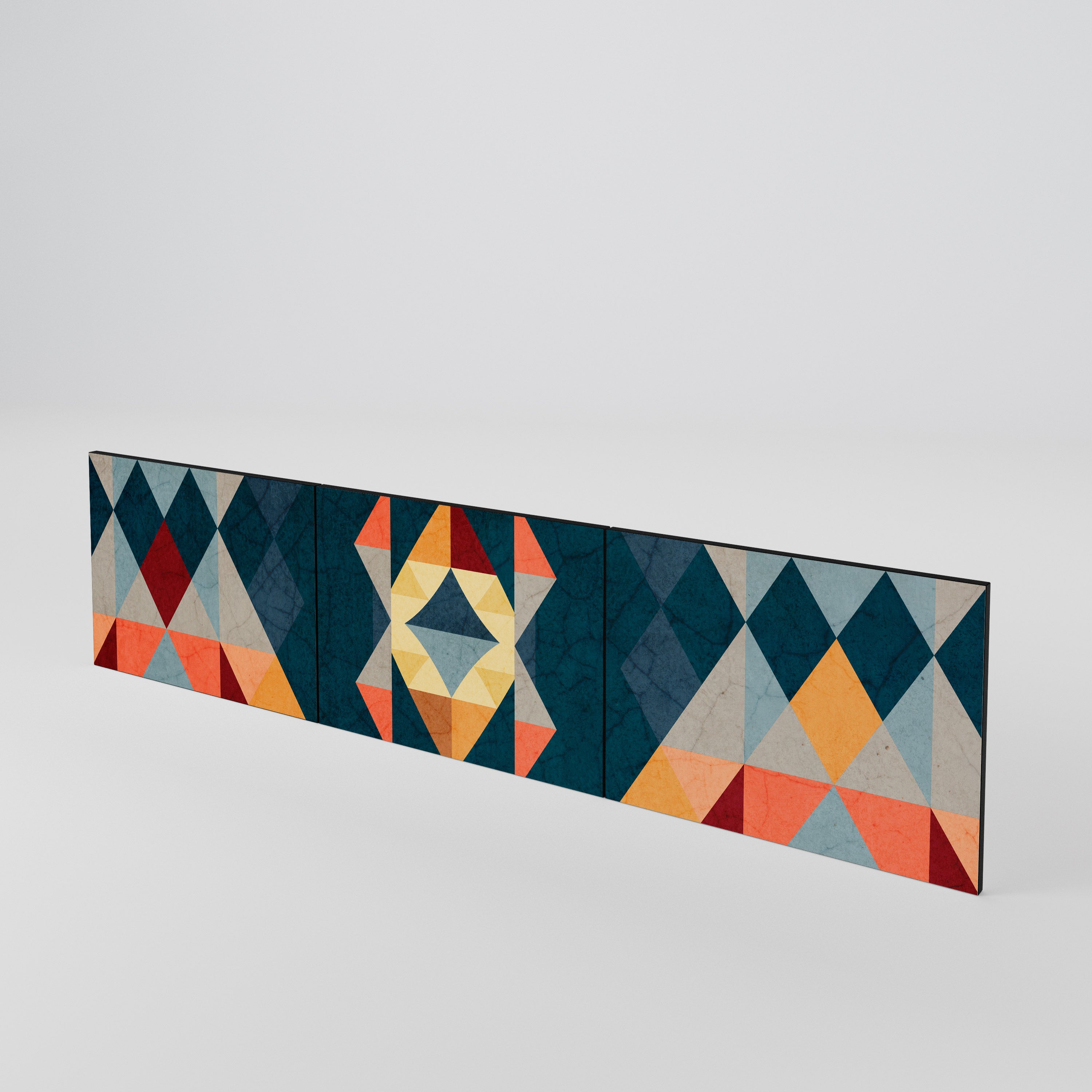 CRACKED ILLUSION 3-teiliges TV-Lowboard Tür-Set