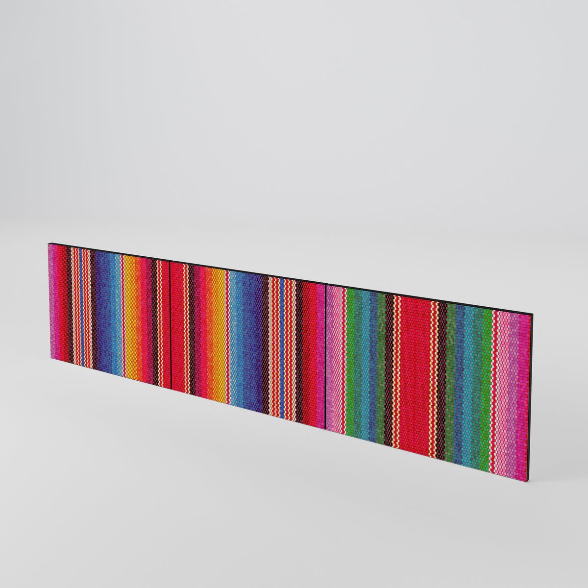 ETHNIC MEXICAN 3-teiliges TV-Lowboard Tür-Set
