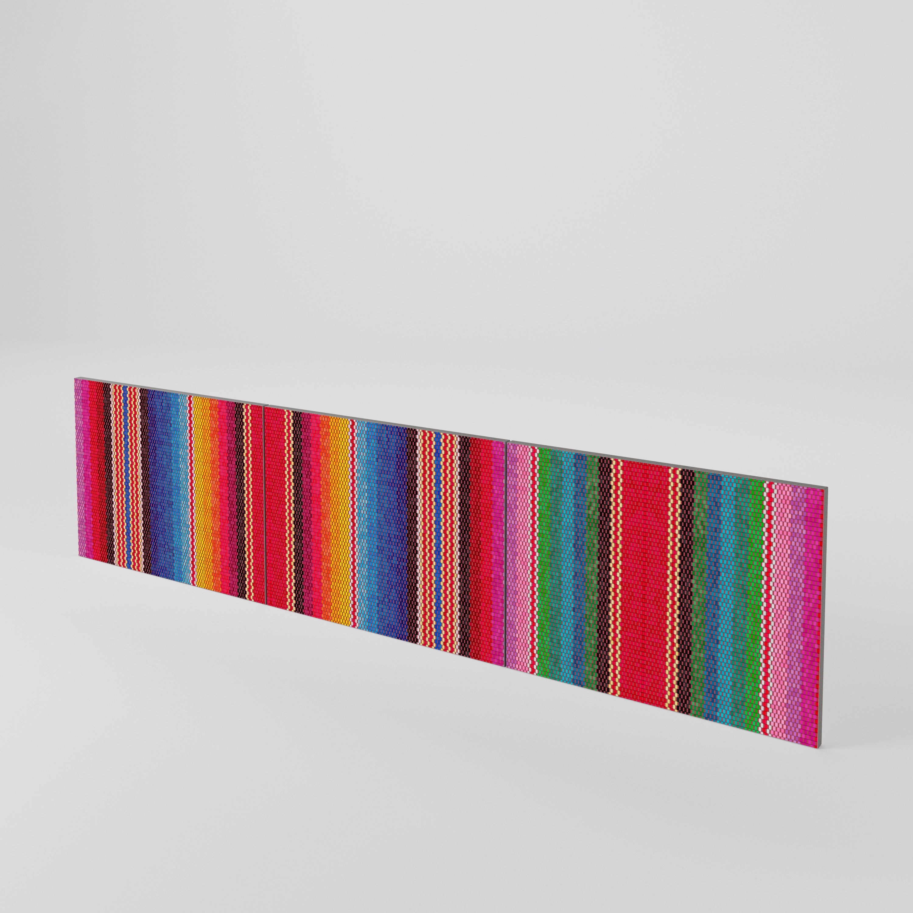 ETHNIC MEXICAN 3-teiliges TV-Lowboard Tür-Set