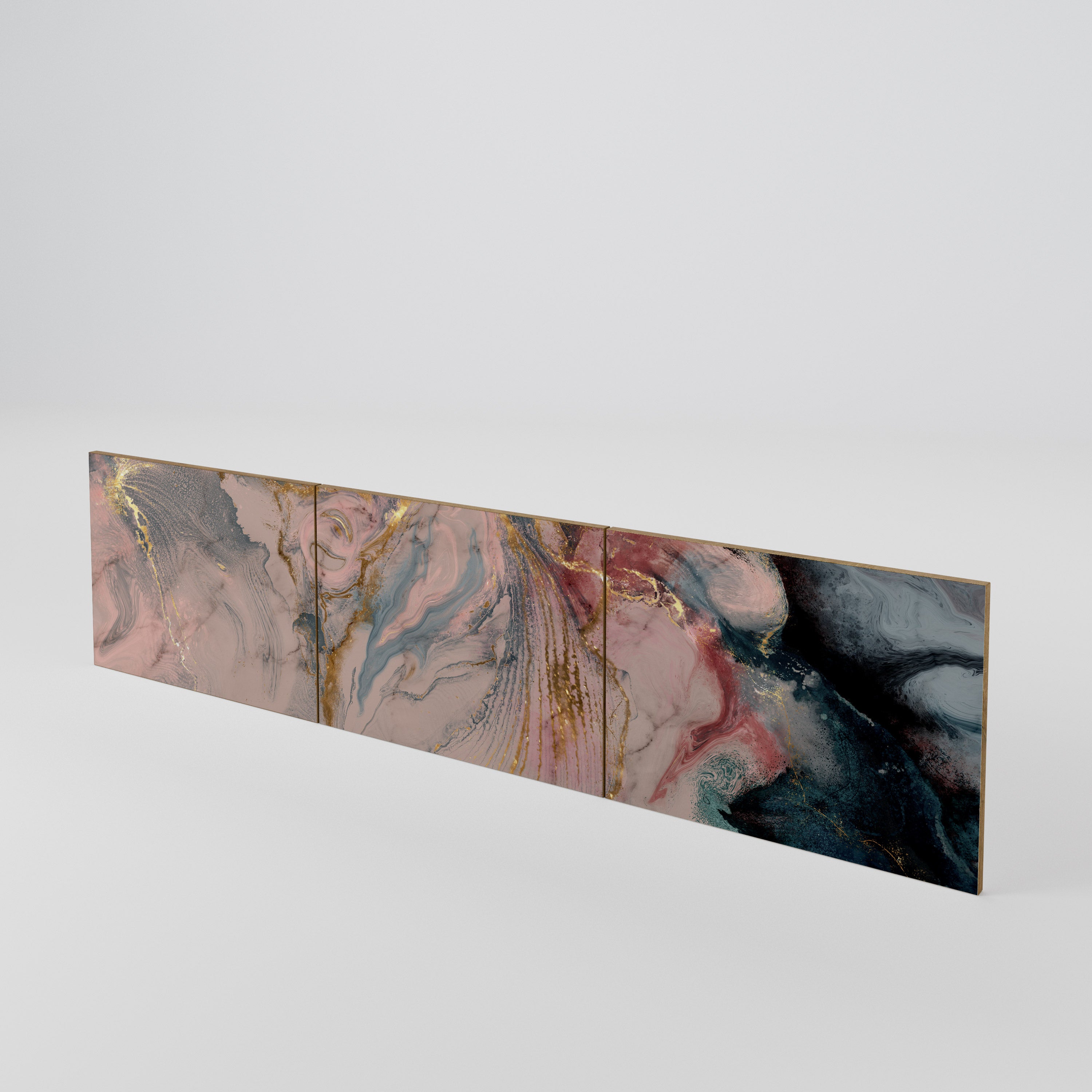 GILDED SWIRLS 3-teiliges TV-Lowboard Tür-Set