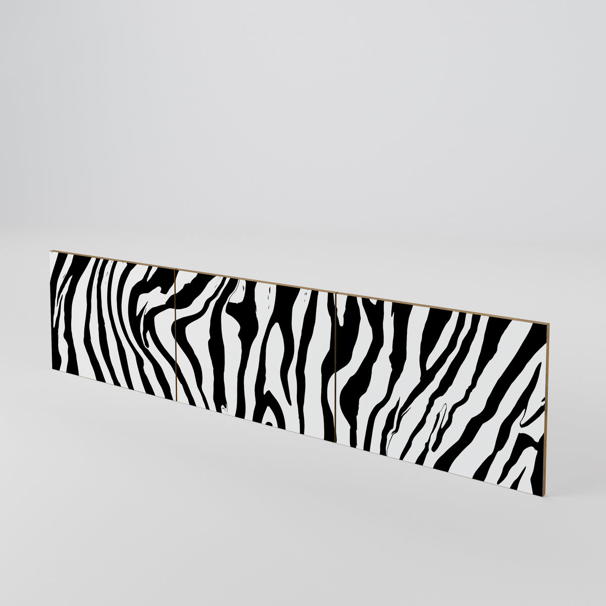 SPLENDID ZEBRA 3-teiliges TV-Lowboard Tür-Set
