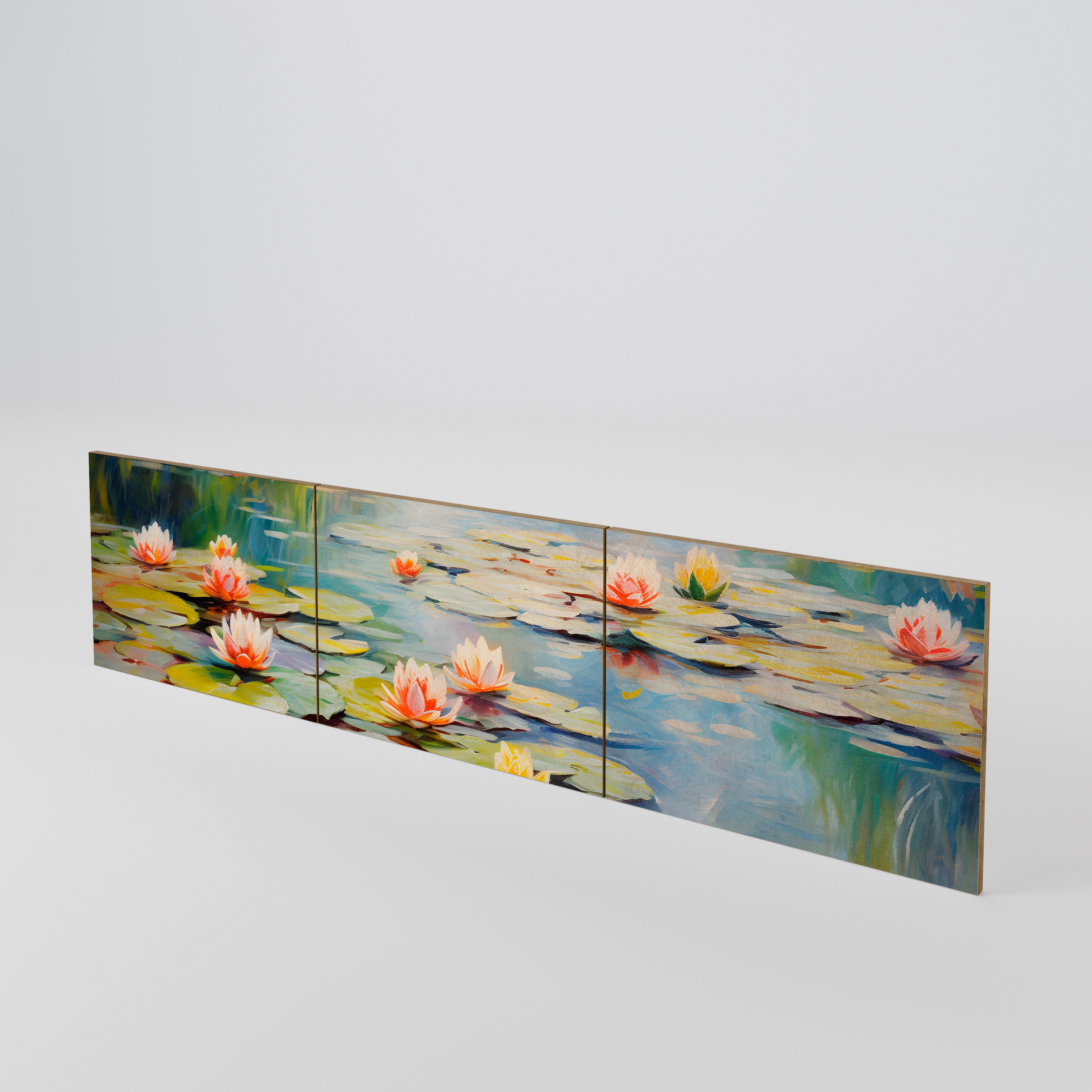 BLOOMING WATERS 3-teiliges TV-Lowboard Tür-Set