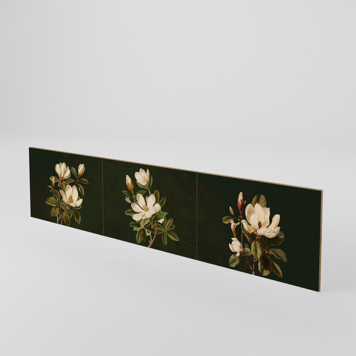 FLORAL NOIR 3-teiliges TV-Lowboard Tür-Set