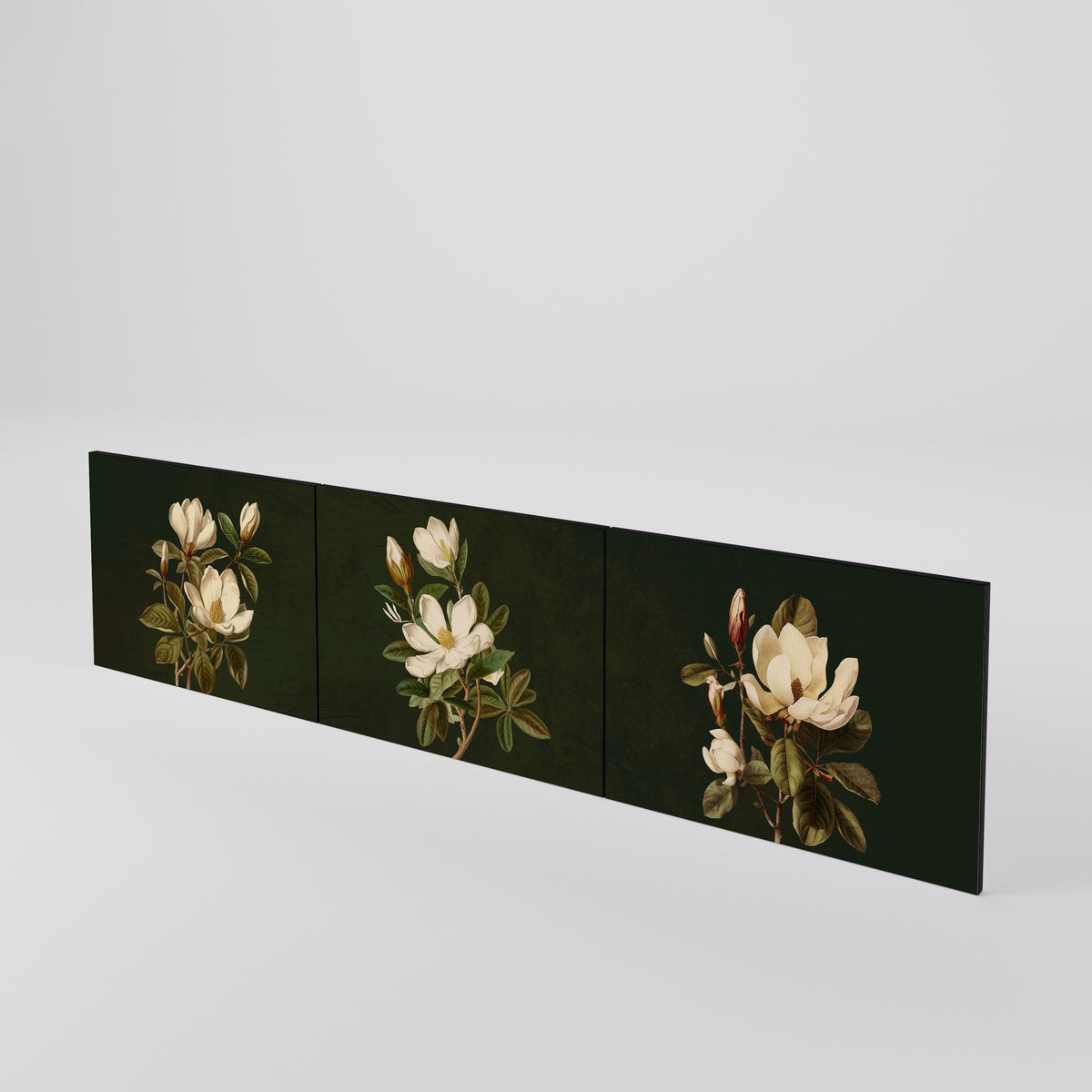 FLORAL NOIR 3-teiliges TV-Lowboard Tür-Set
