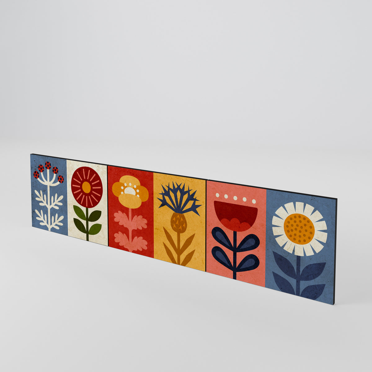 SCANDIC FLOWERET 3-Piece TV Cabinet Door Set