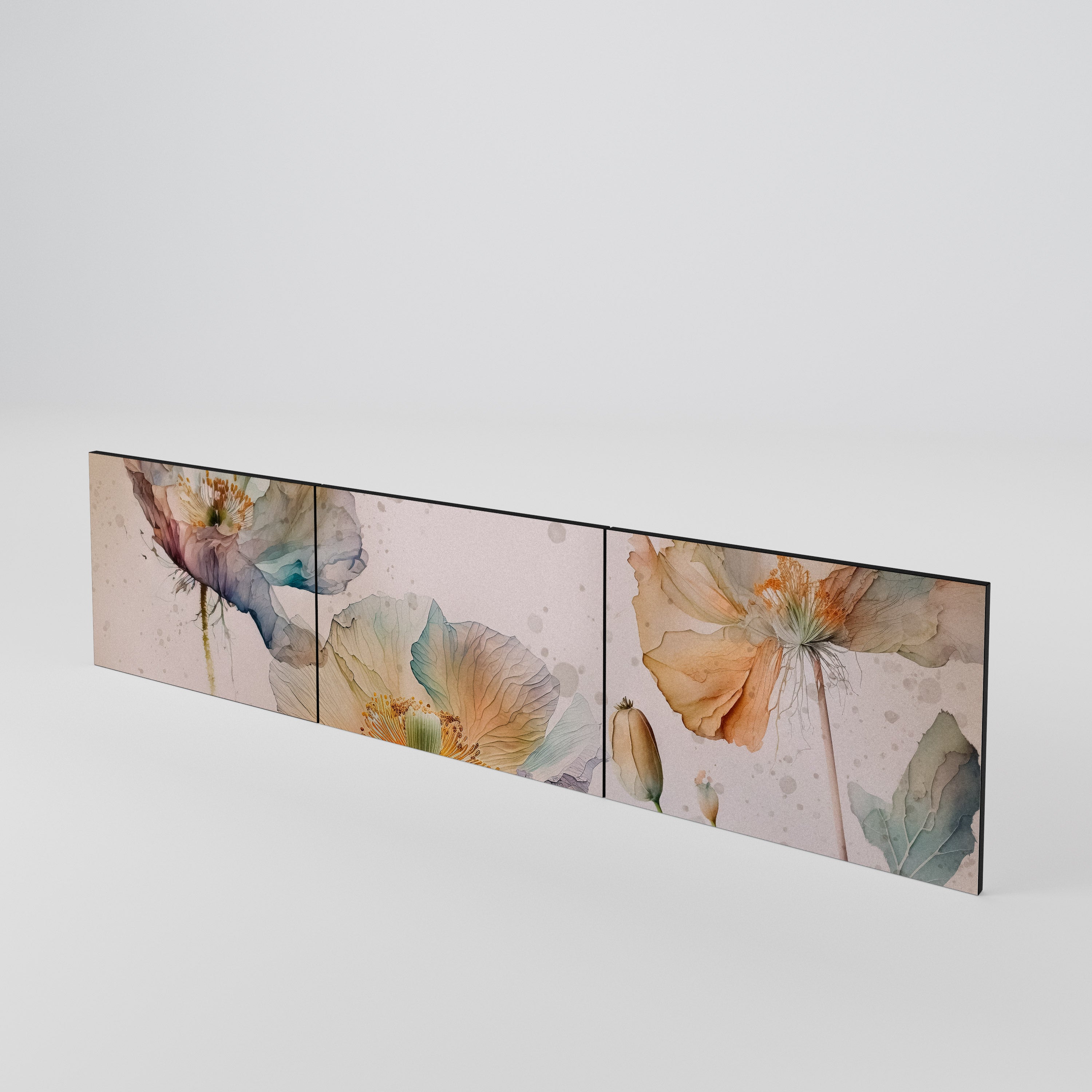 SOFTEN POPPY 3-teiliges TV-Lowboard Tür-Set