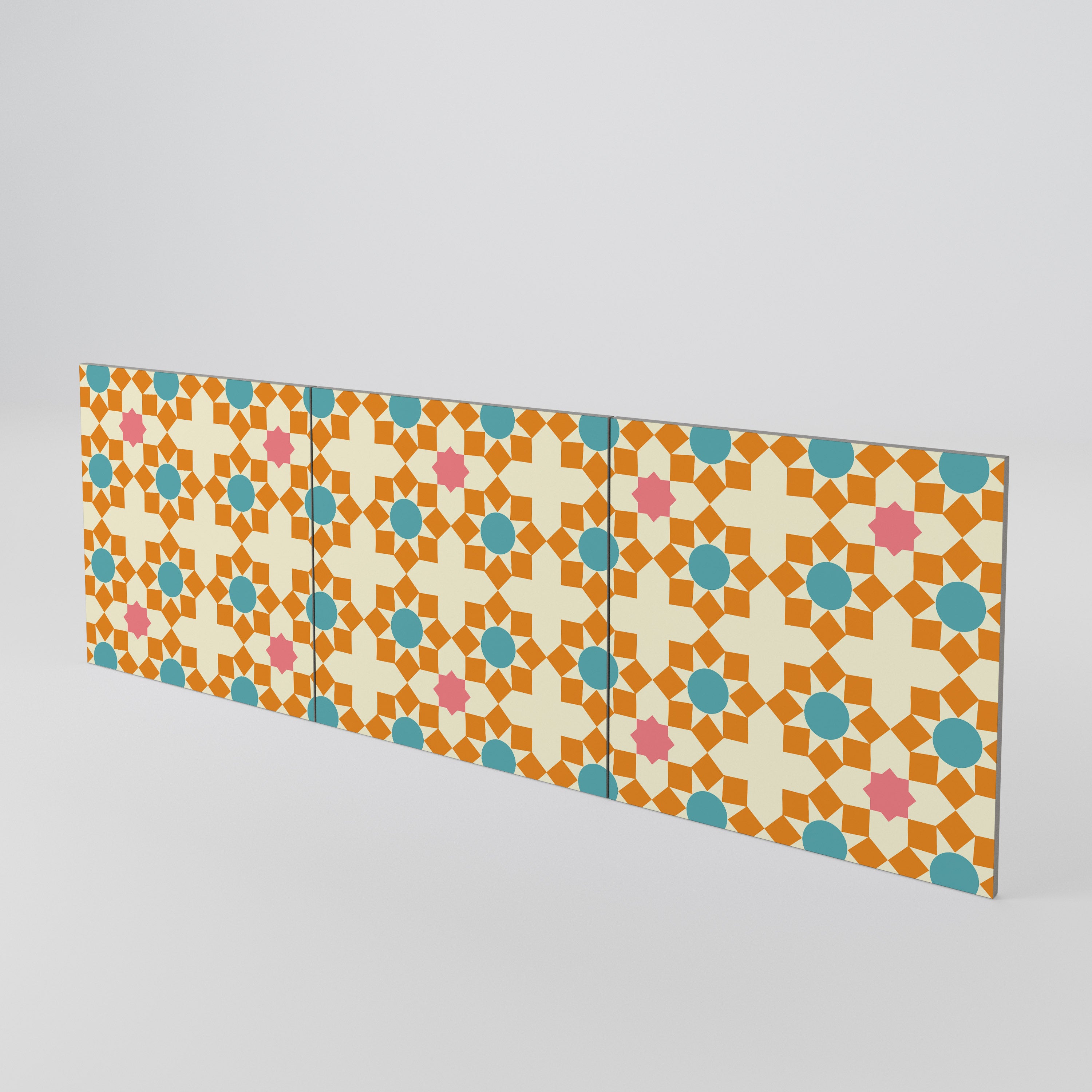 FLORAL DECOR 3-Piece Sideboard Door Set